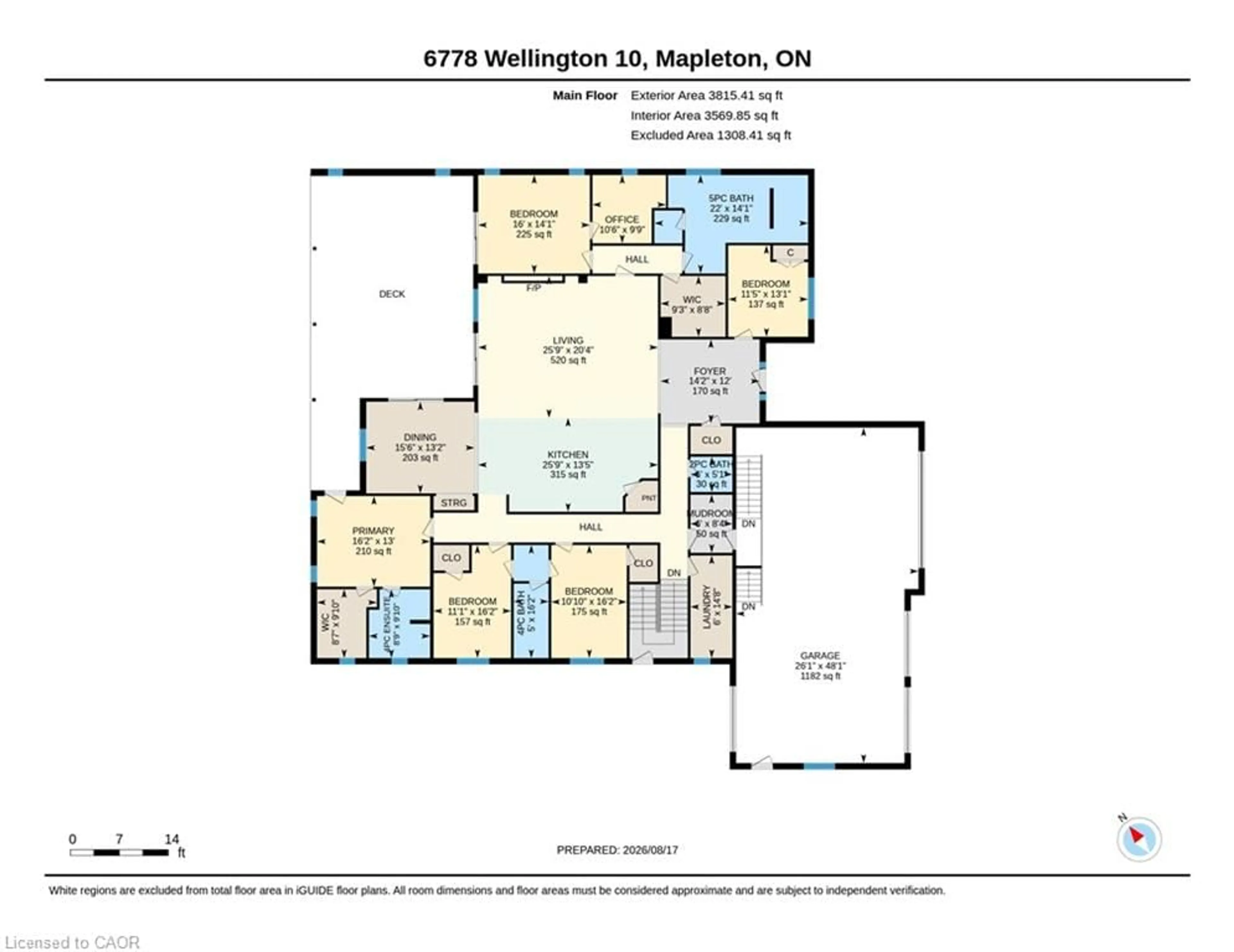 Floor plan for 6780 Wellington Rd 10, Moorefield Ontario N0G 2K0