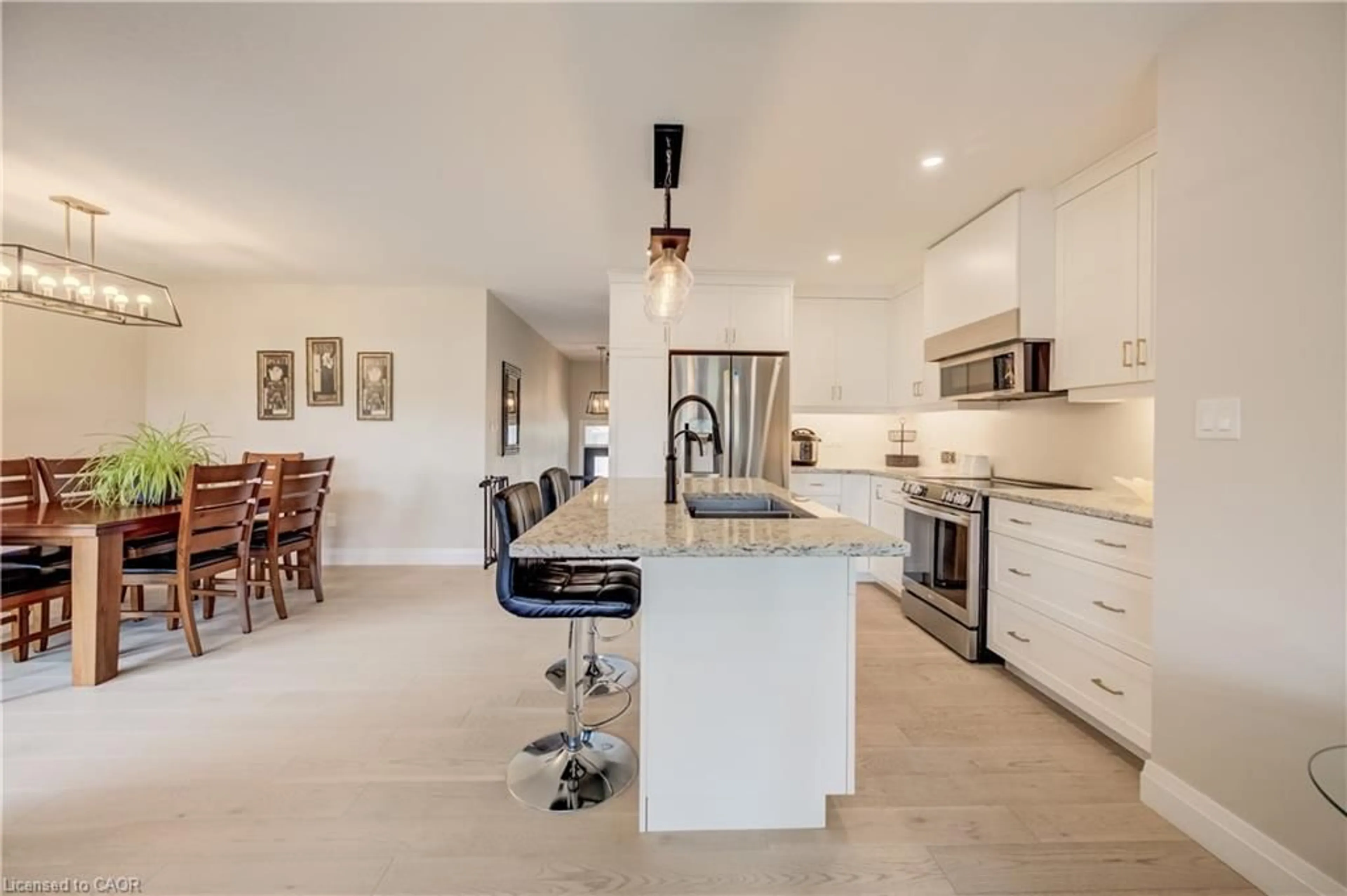 Open concept kitchen, ceramic/tile floor for 430 Wellington St, Mount Forest Ontario N0G 2L4