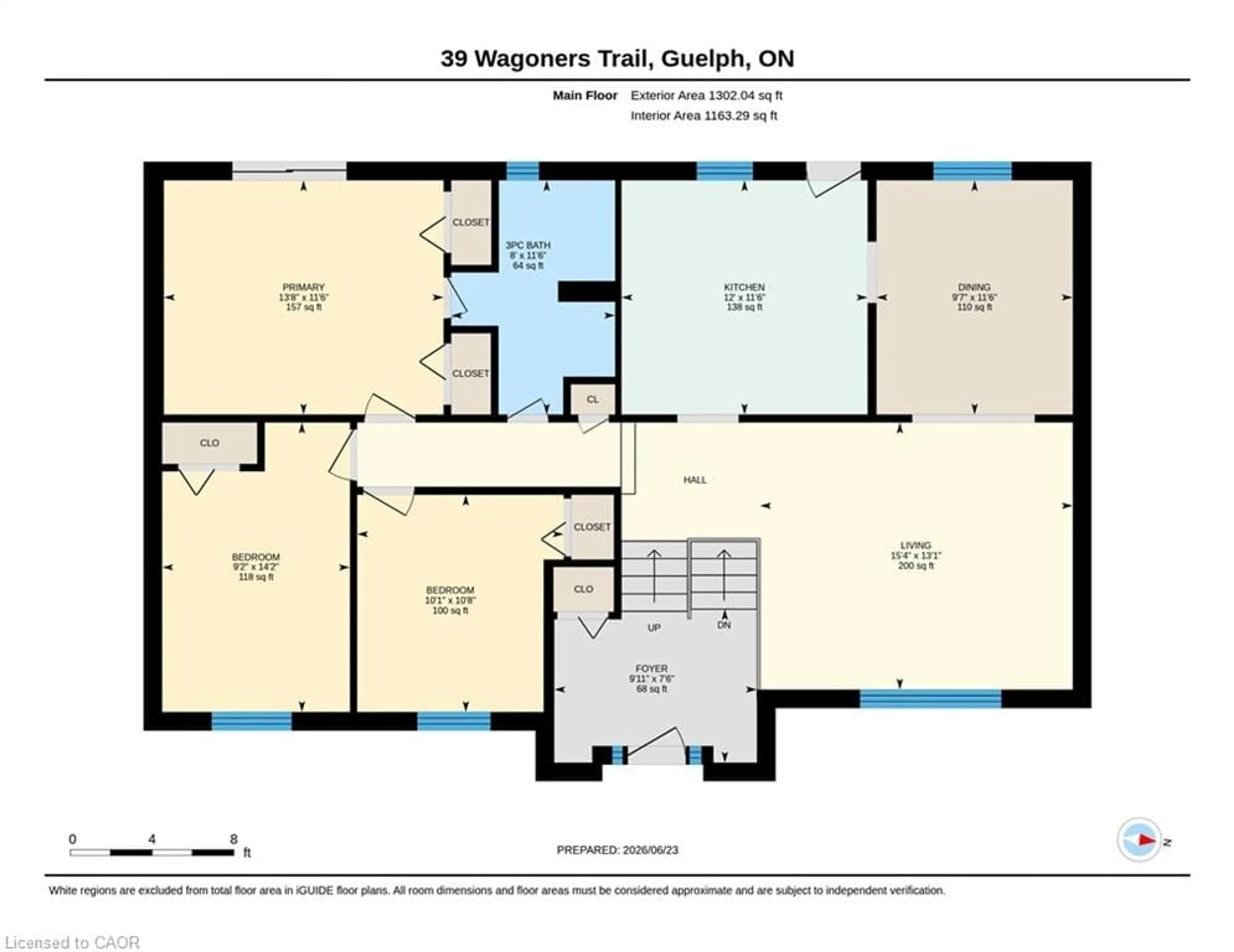 Floor plan for 39 Wagoners Trail, Guelph Ontario N1G 3M9