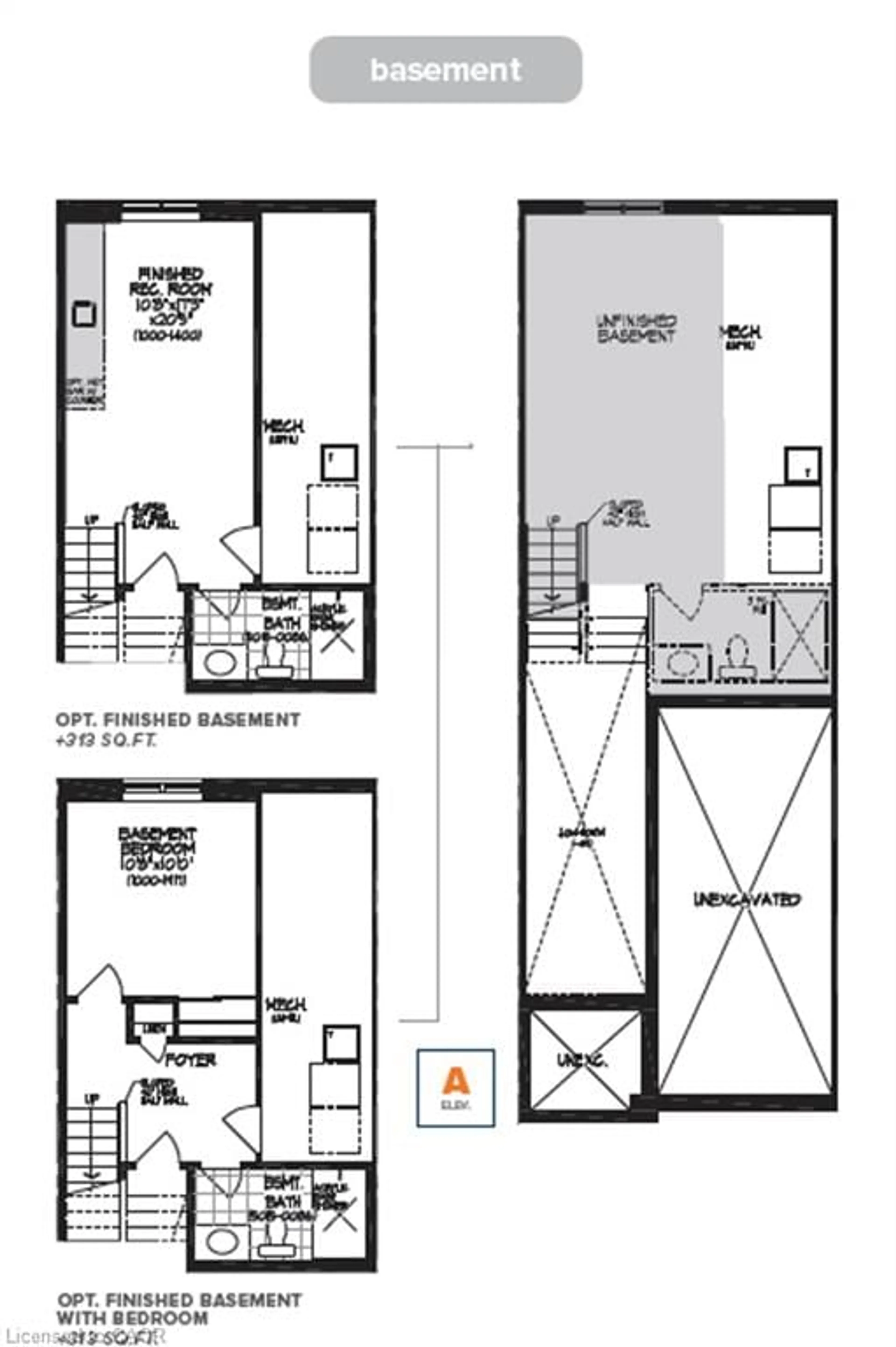 Floor plan for LOT H43 Blair Valley St, Kitchener Ontario N2P 0K7