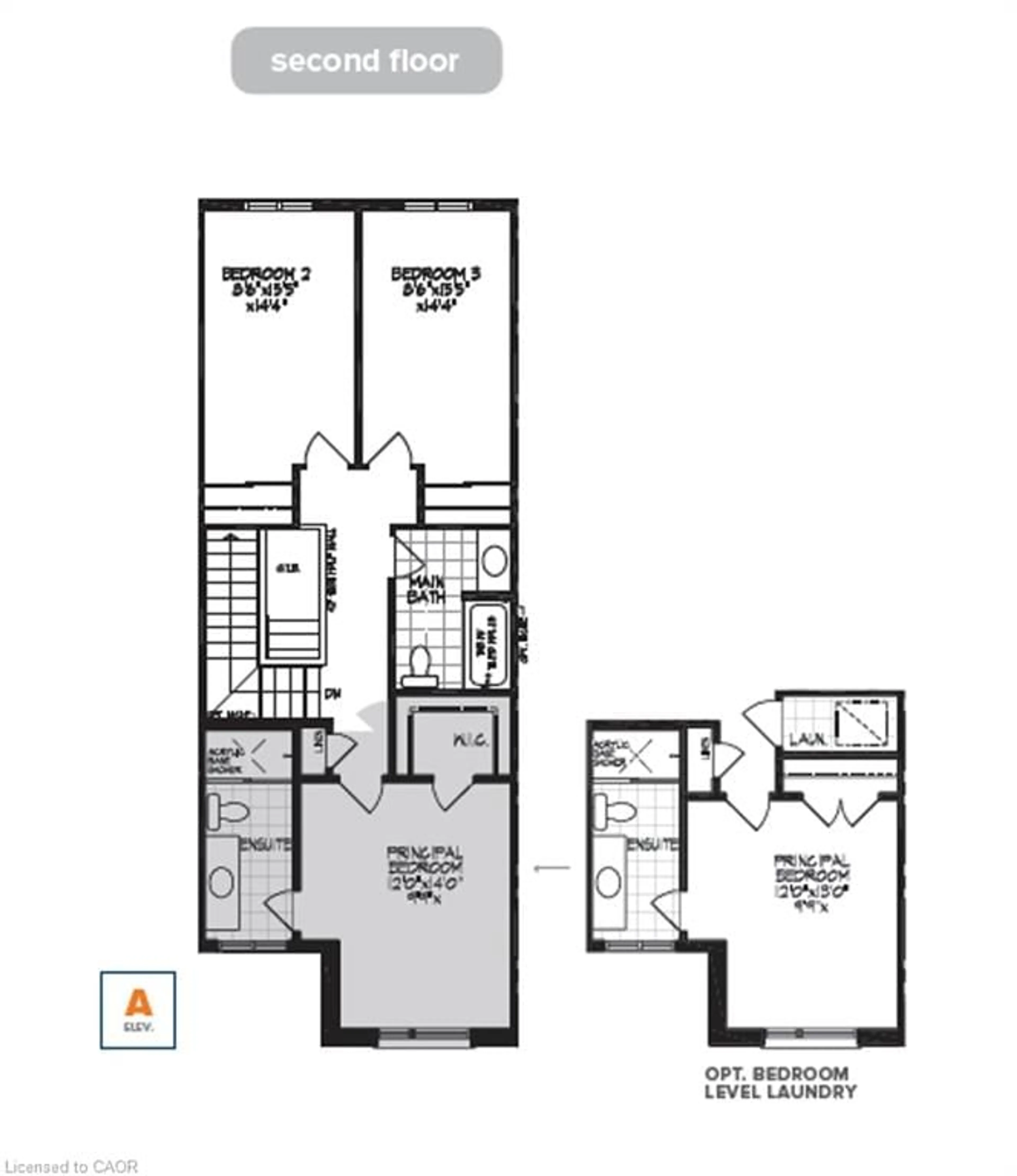 Floor plan for LOT H43 Blair Valley St, Kitchener Ontario N2P 0K7