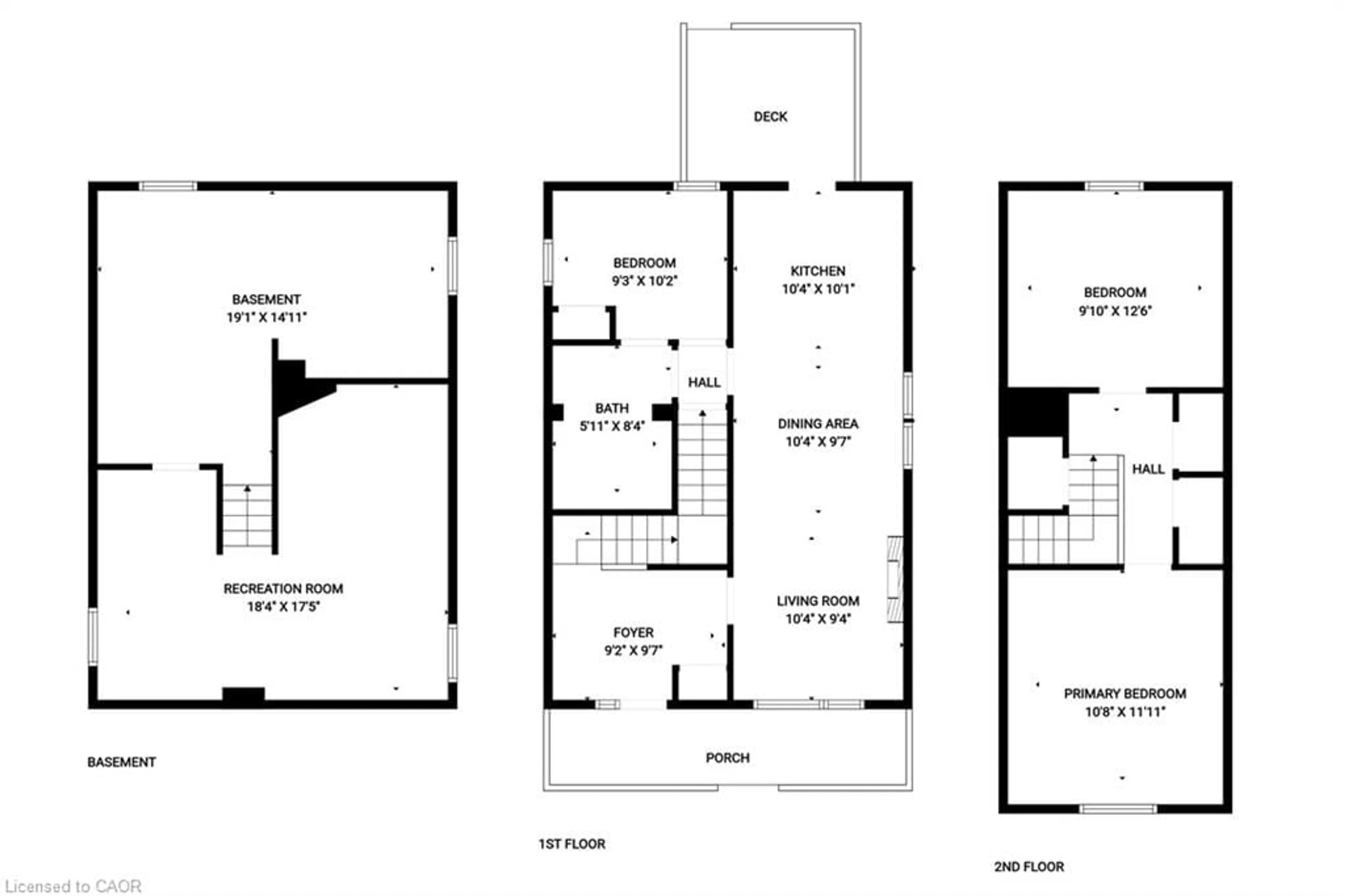 Floor plan for 297 Britannia Ave, Hamilton Ontario L8H 1Y2