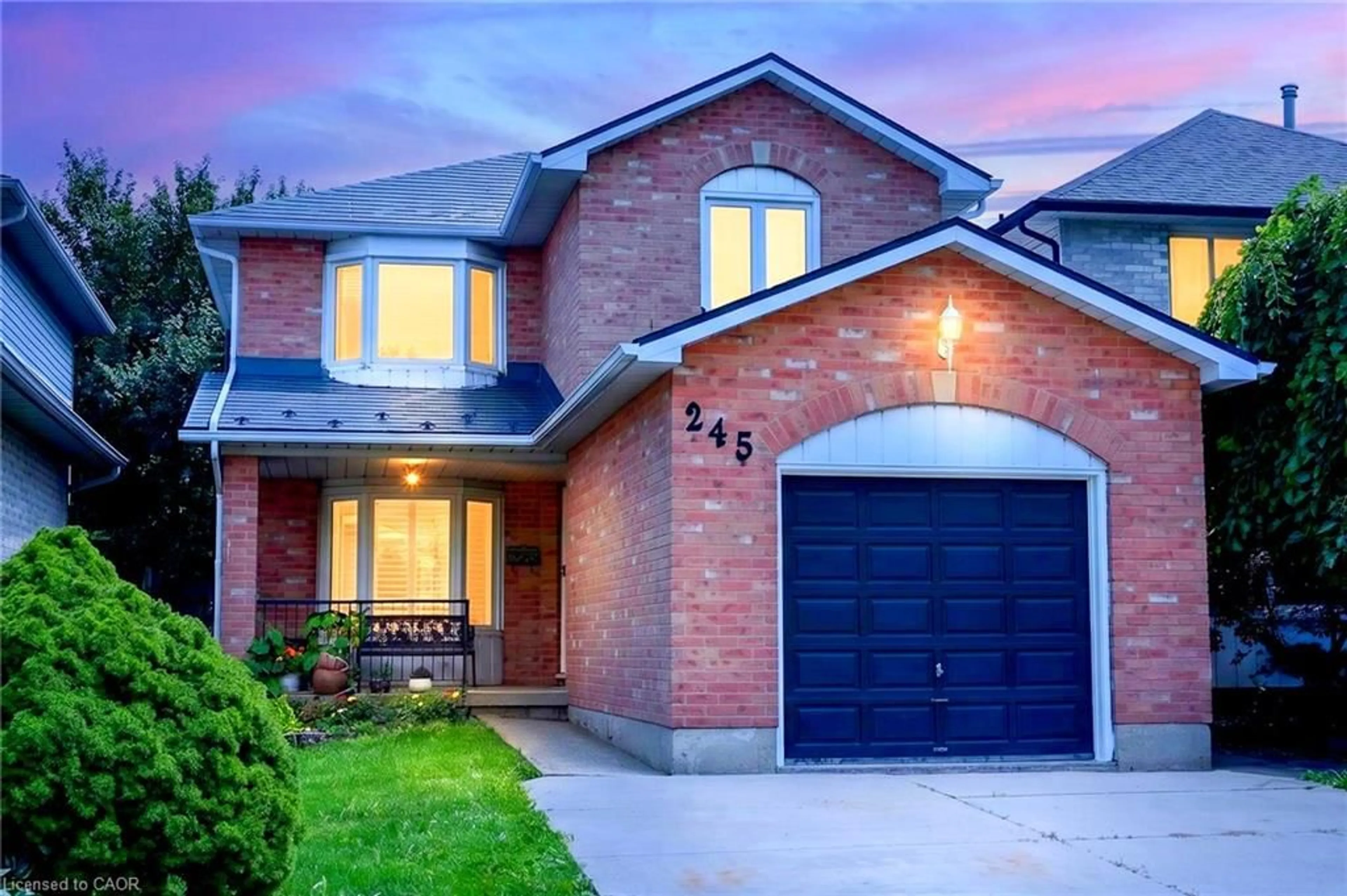Home with brick exterior material, street for 245 Acadia Dr, Hamilton Ontario L8W 3L1