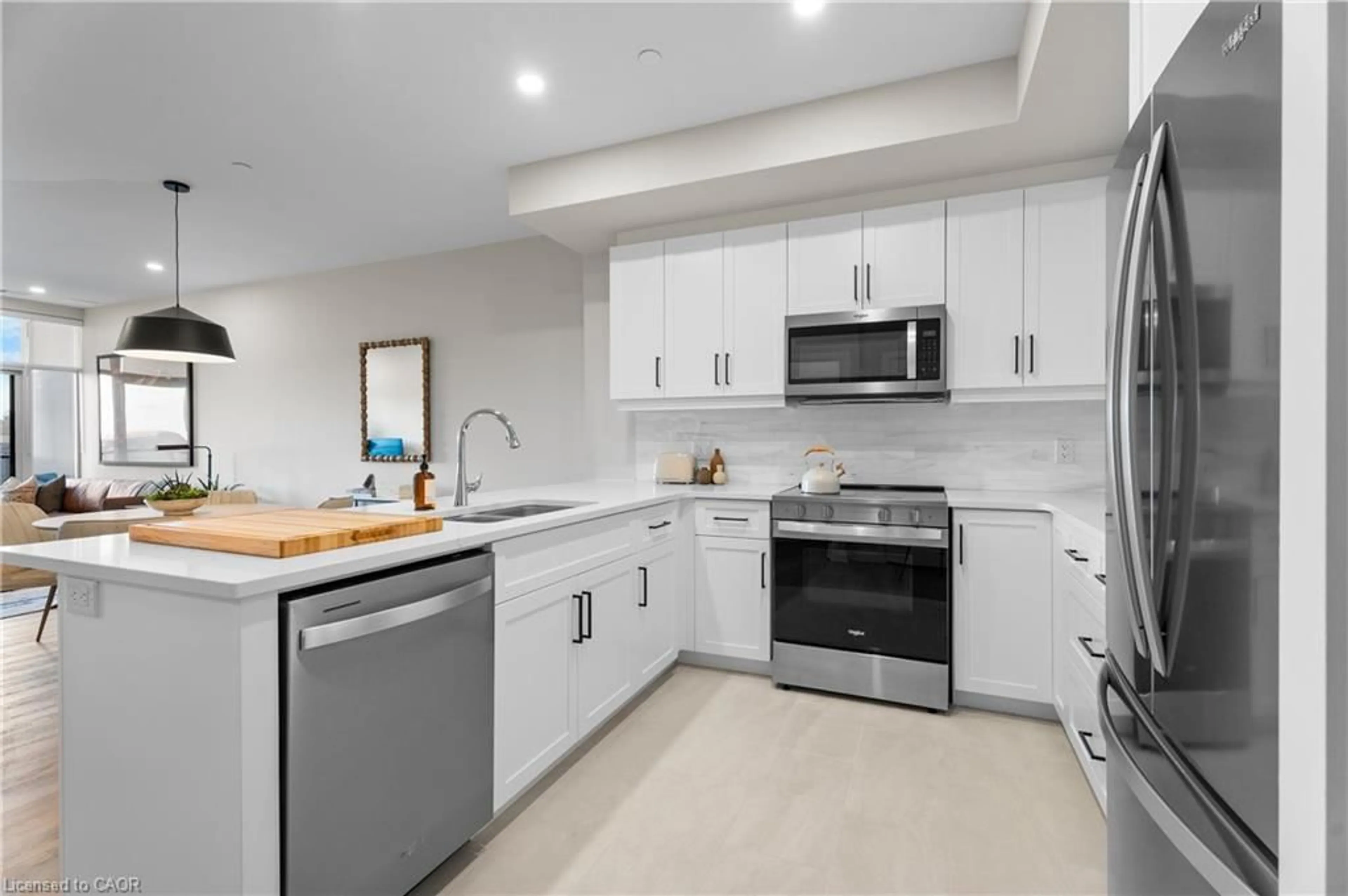 Standard kitchen, ceramic/tile floor for 1882 Gordon St #308, Guelph Ontario N1L 0P6