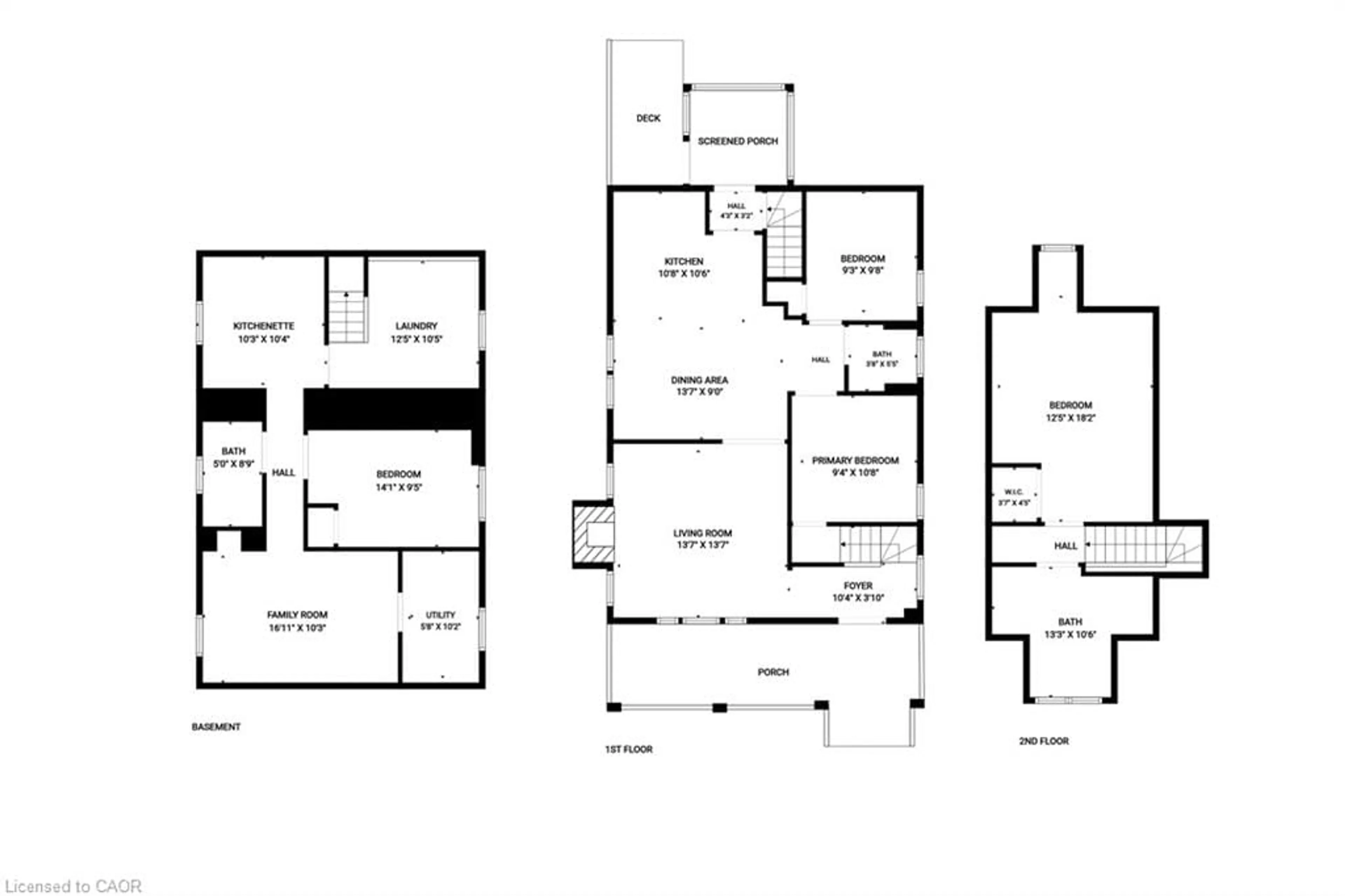 Floor plan for 203 Brock St, Brantford Ontario N3S 5W8