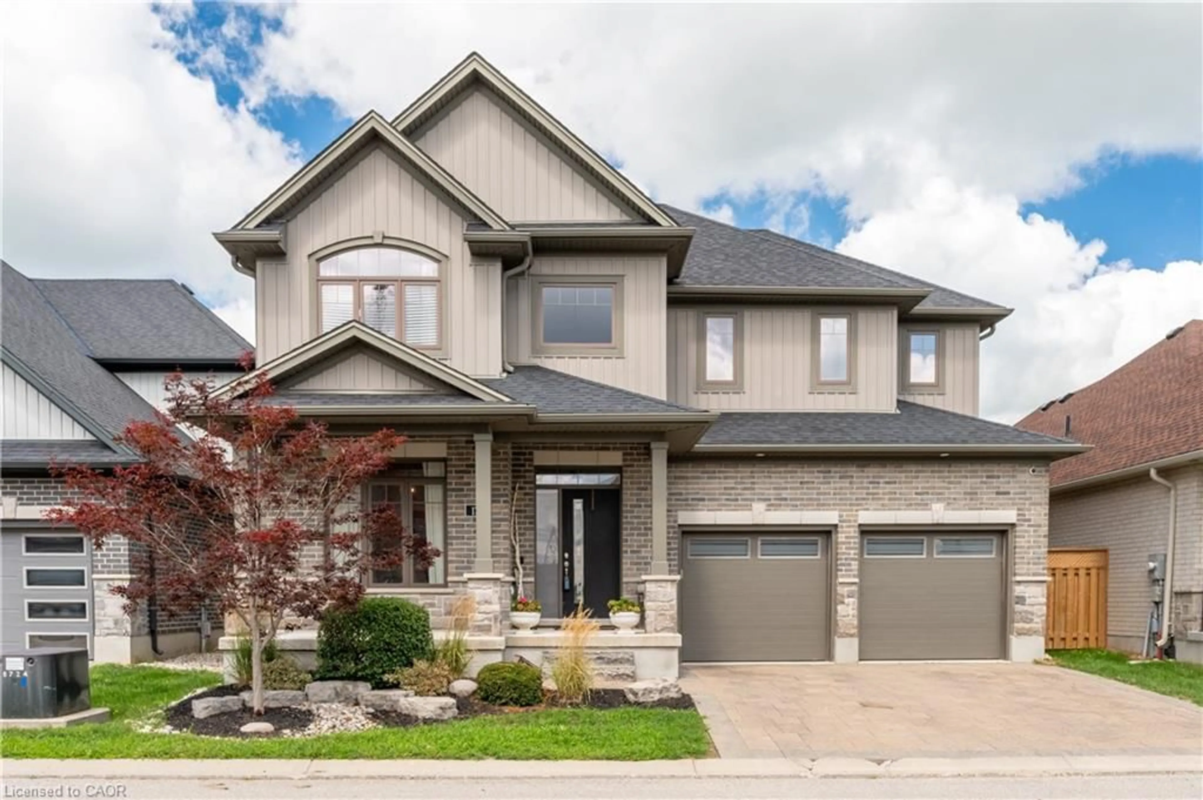 Home with brick exterior material, street for 1061 Eagletrace Dr #174, London Ontario N6G 0T3