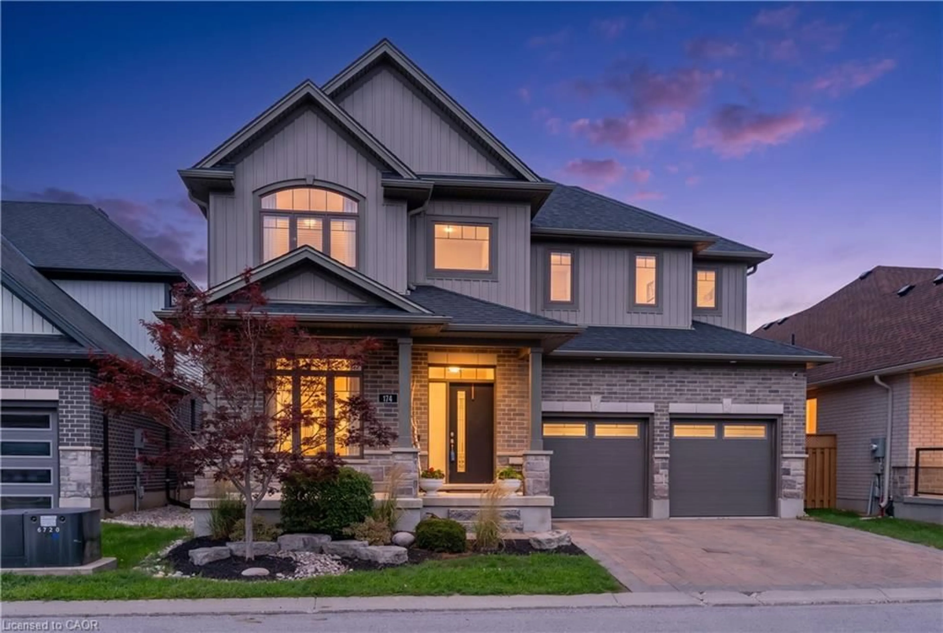 Home with brick exterior material, street for 1061 Eagletrace Dr #174, London Ontario N6G 0T3