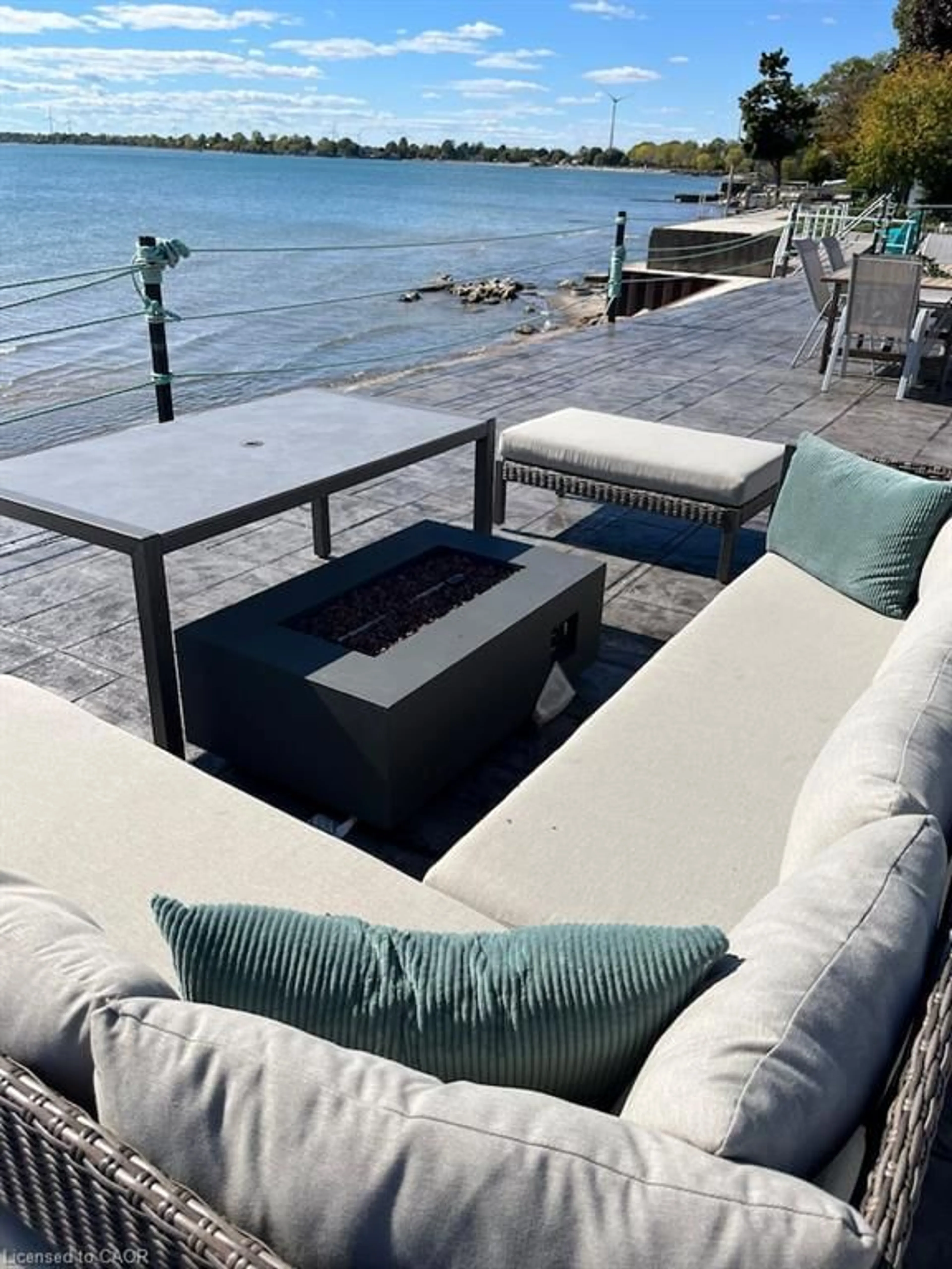 Patio, water/lake/river/ocean view for 2966 North Shore Rd, Dunnville Ontario N0A 1K0