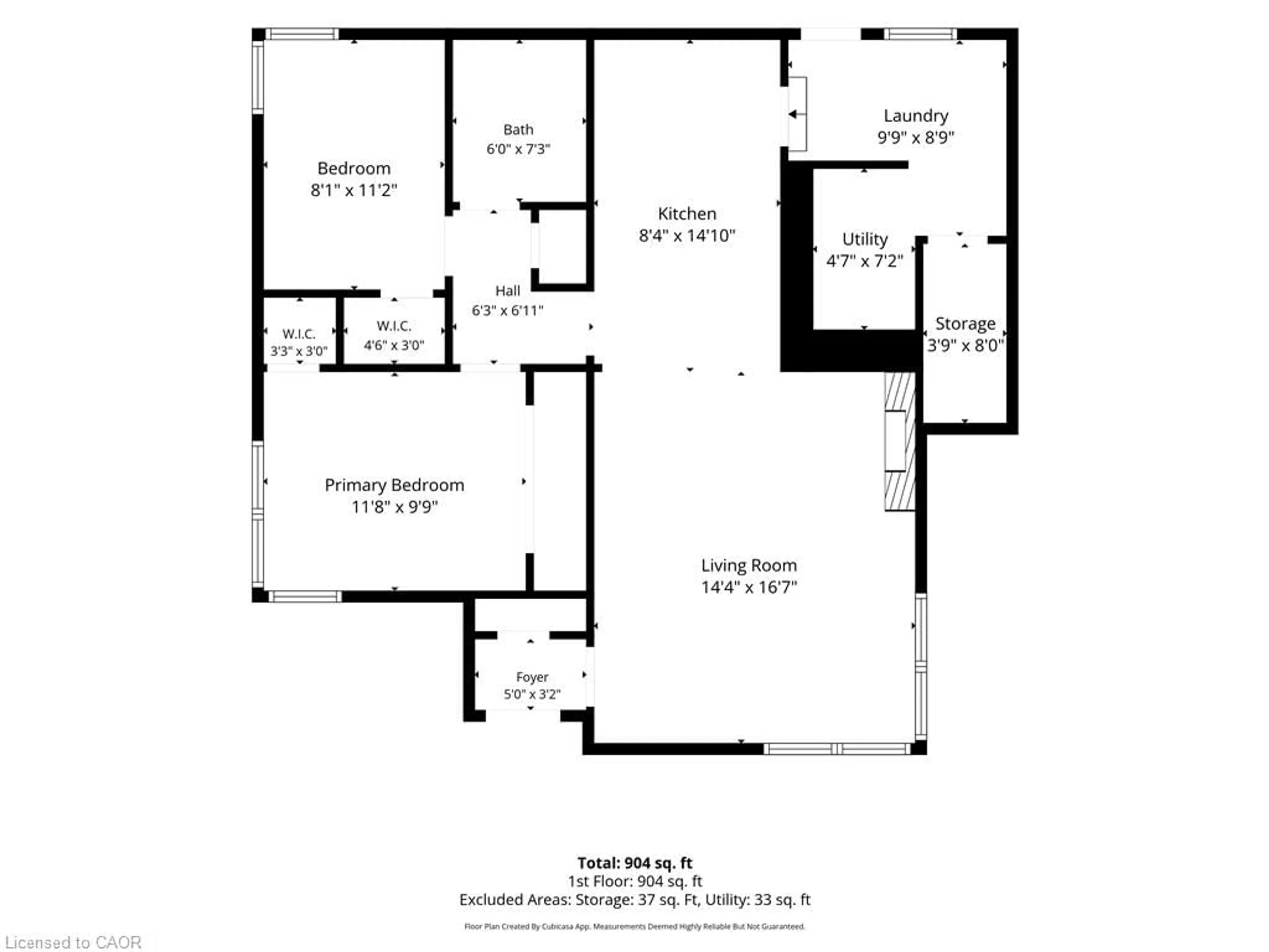 Floor plan for 31 Scotia Ave, Hamilton Ontario L8K 4X4
