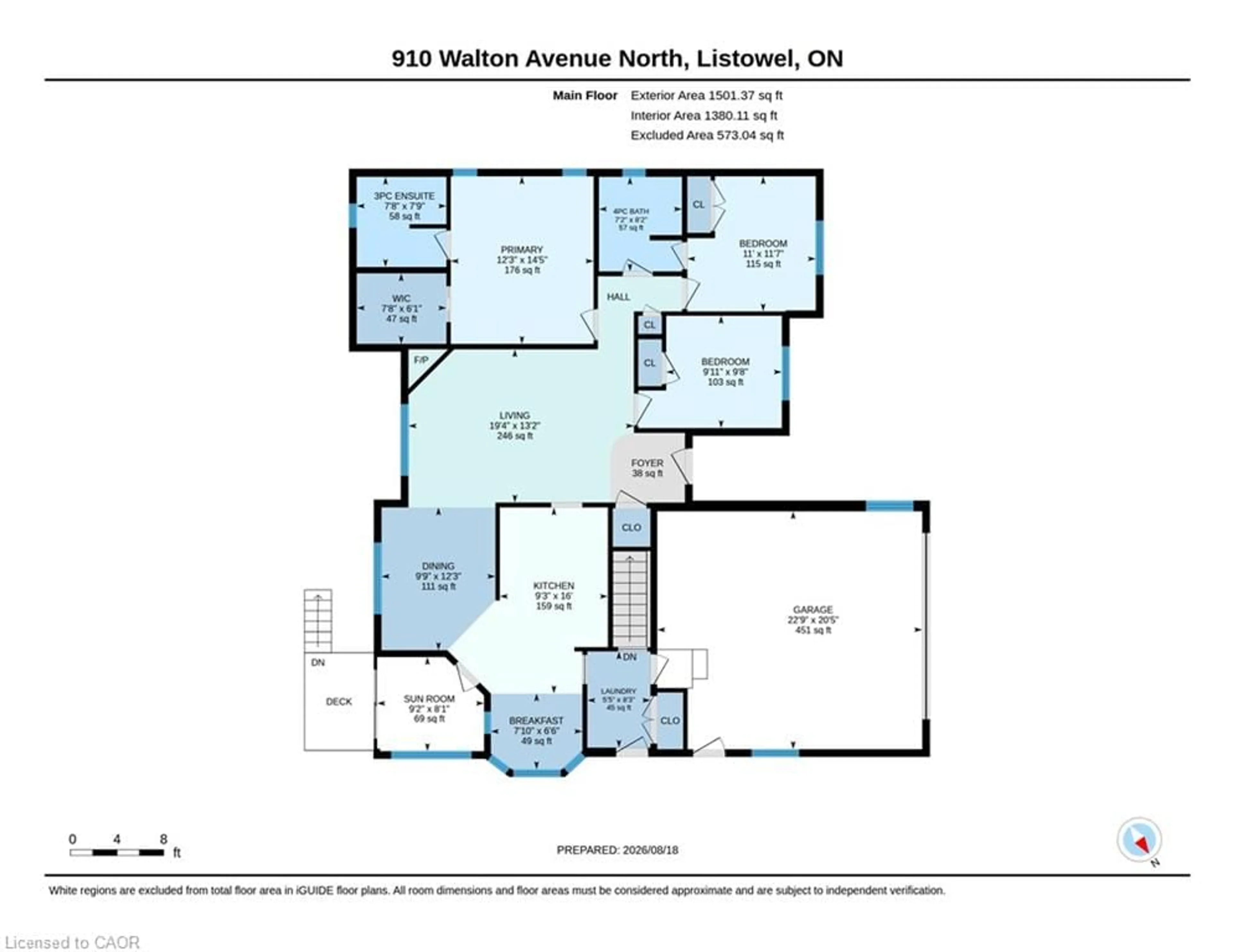 Floor plan for 910 Walton Ave, Listowel Ontario N4W 3R9