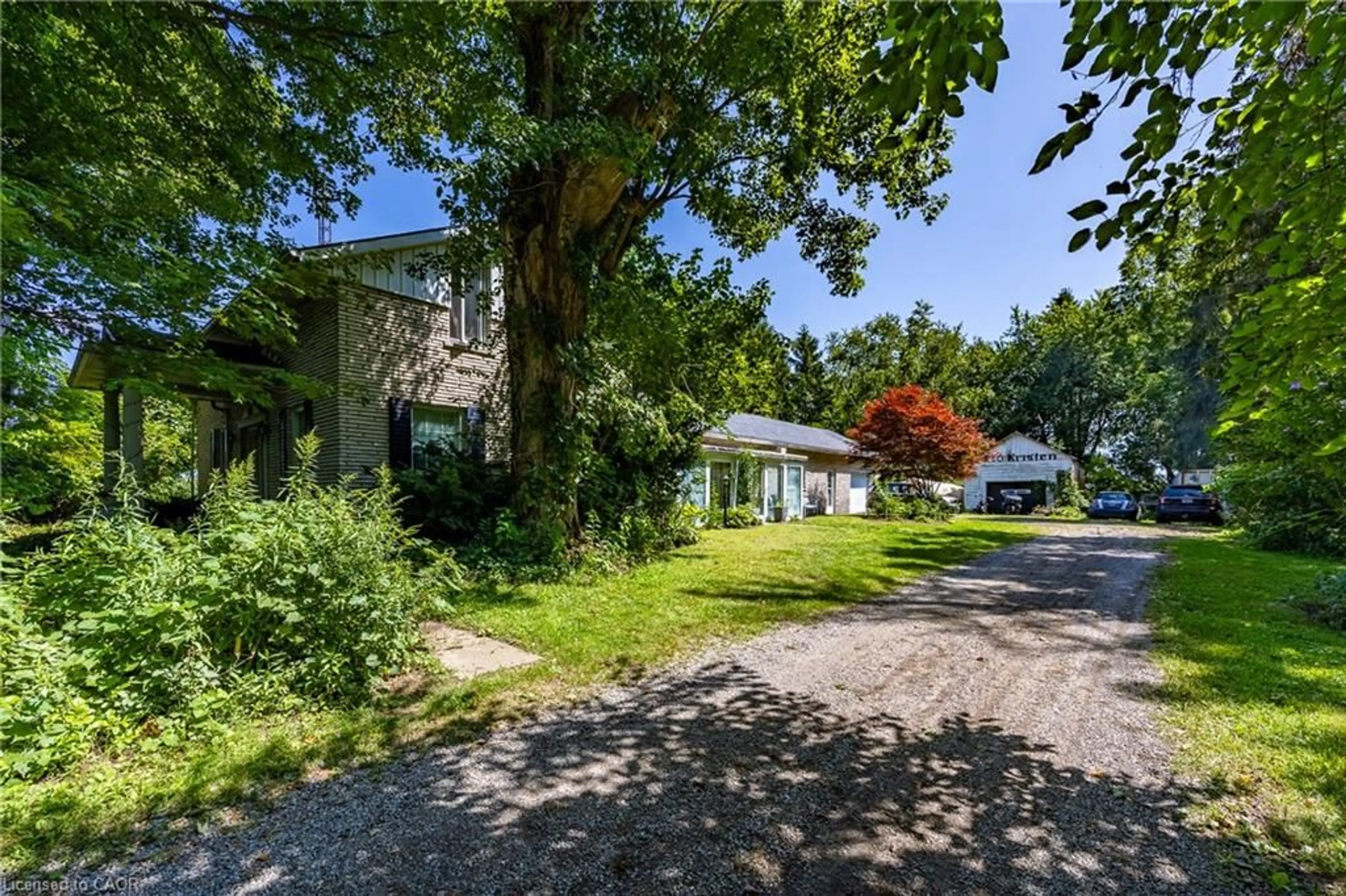 A pic from outside/outdoor area/front of a property/back of a property/a pic from drone, street for 258 1st Concession Rd, Port Rowan Ontario N0E 1M0