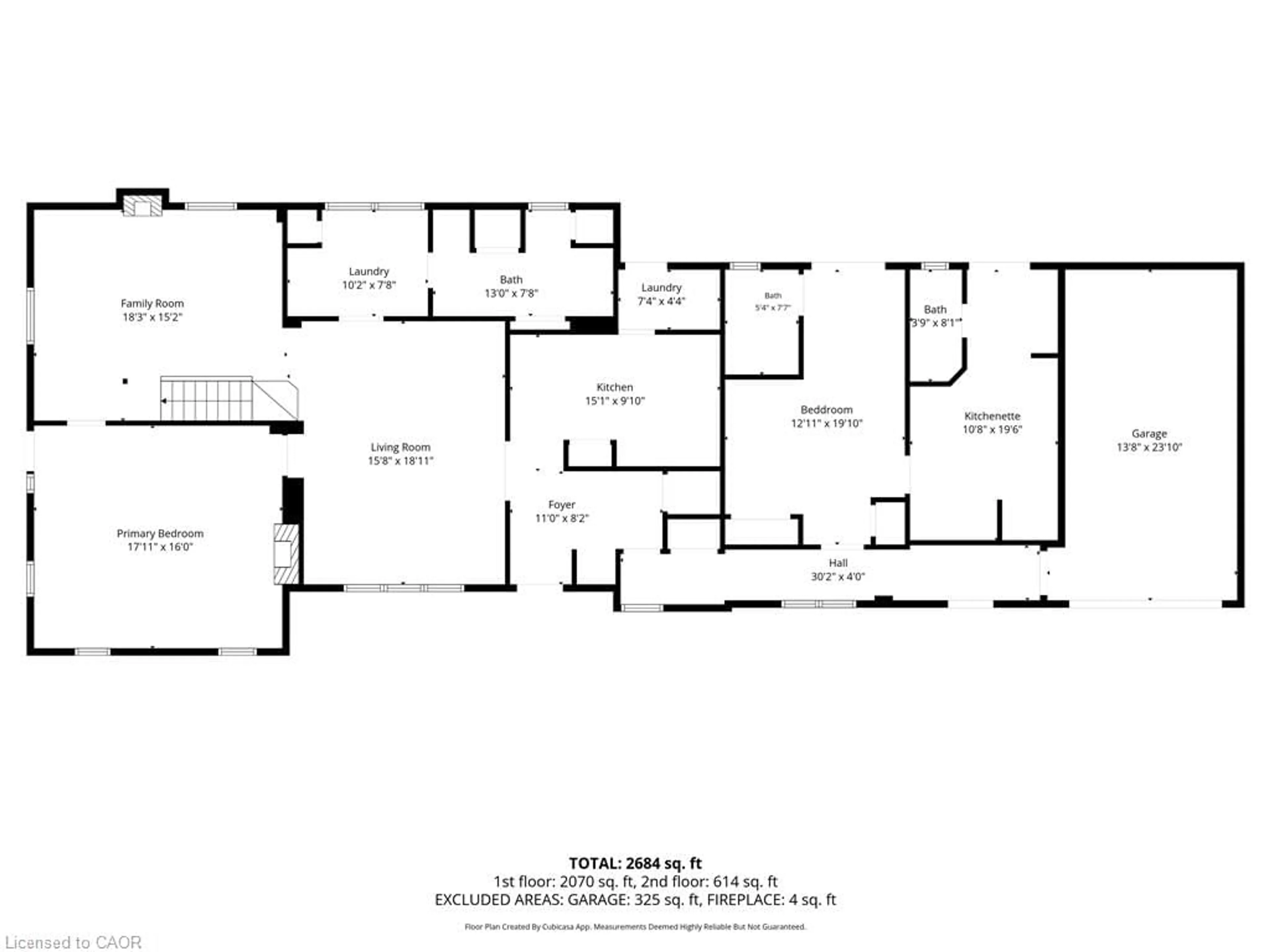 Floor plan for 258 1st Concession Rd, Port Rowan Ontario N0E 1M0