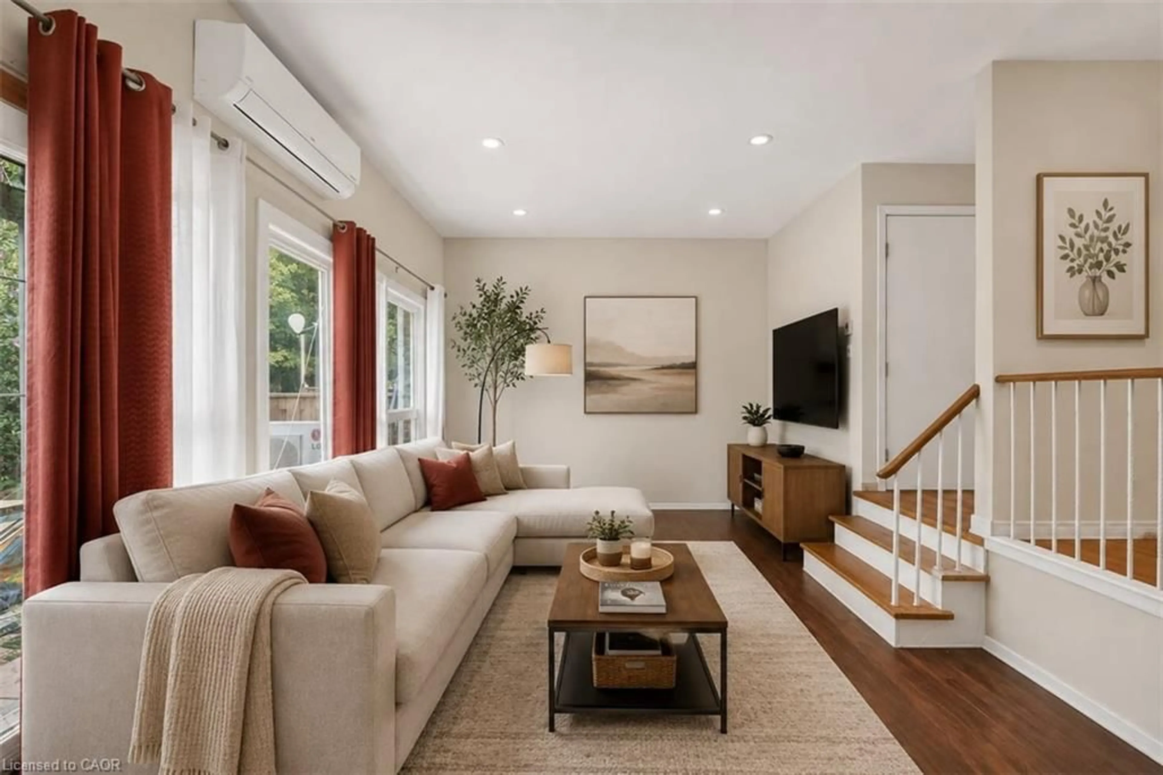 Living room with furniture, unknown for 2050 Uppermiddle Rd #173, Burlington Ontario L7P 3R9