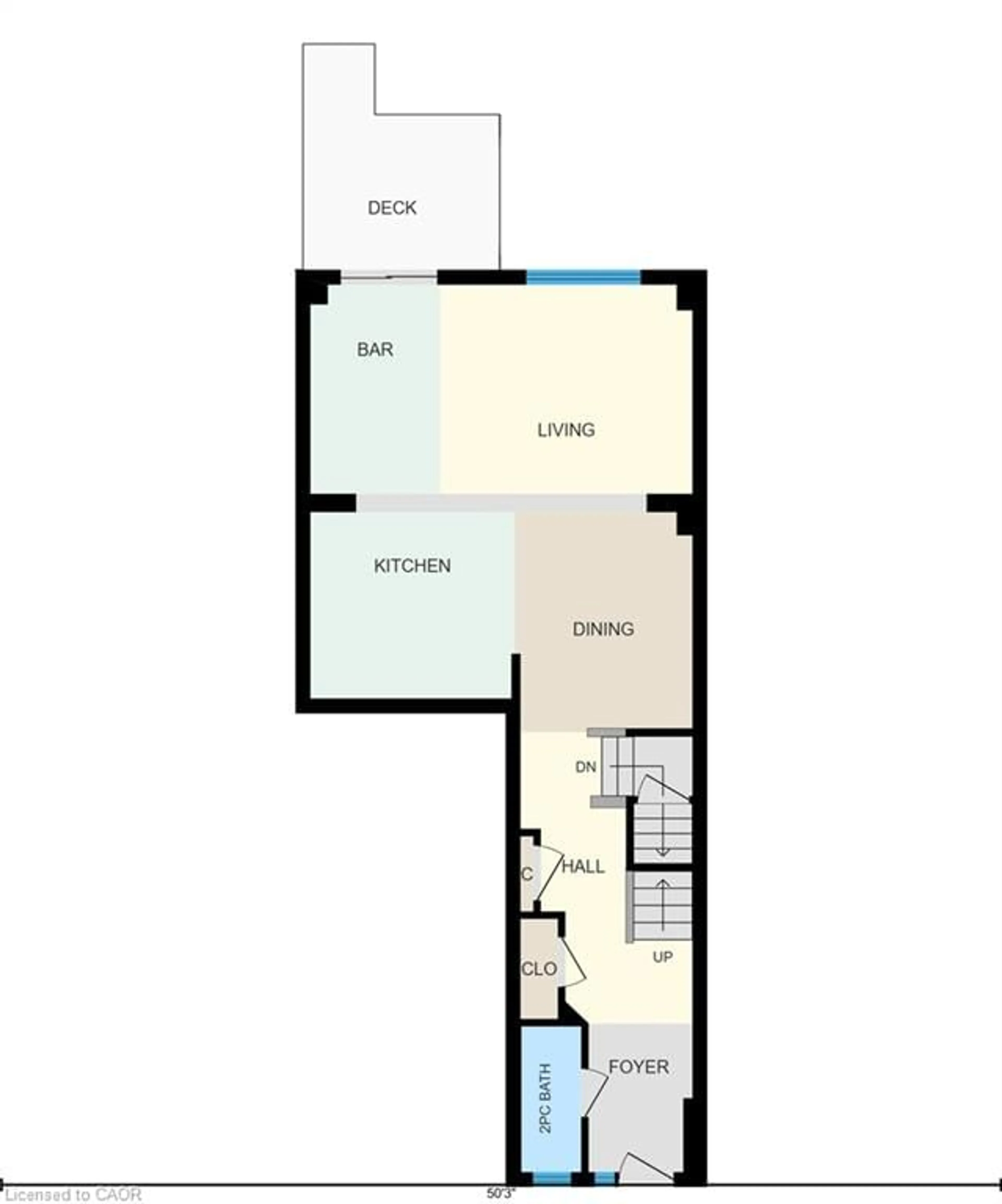 Floor plan for 215 Dundas St #47, Waterdown Ontario L8B 0X1