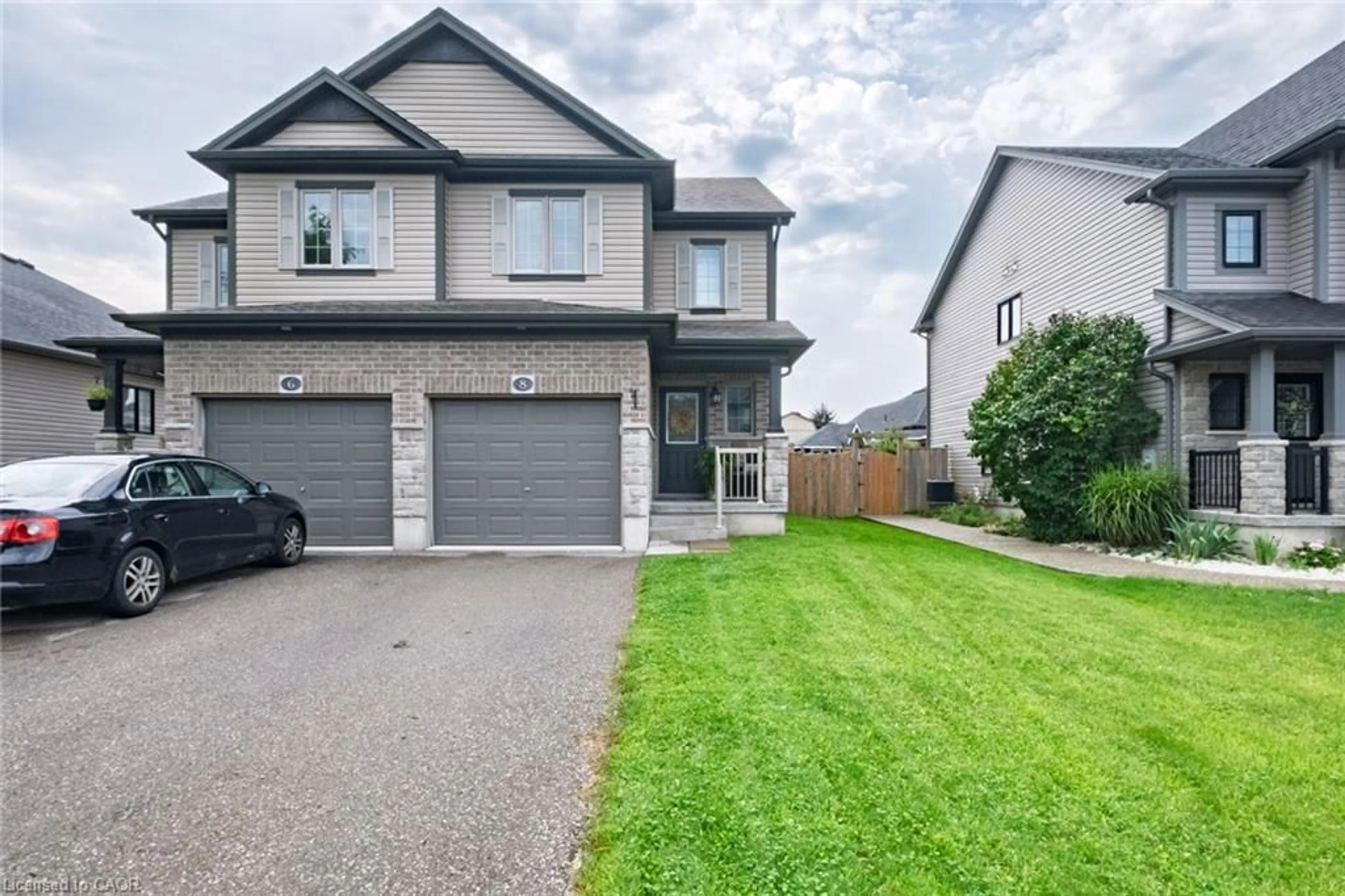 A pic from outside/outdoor area/front of a property/back of a property/a pic from drone, street for 8 Basswood Rd, Simcoe Ontario N3Y 0E1
