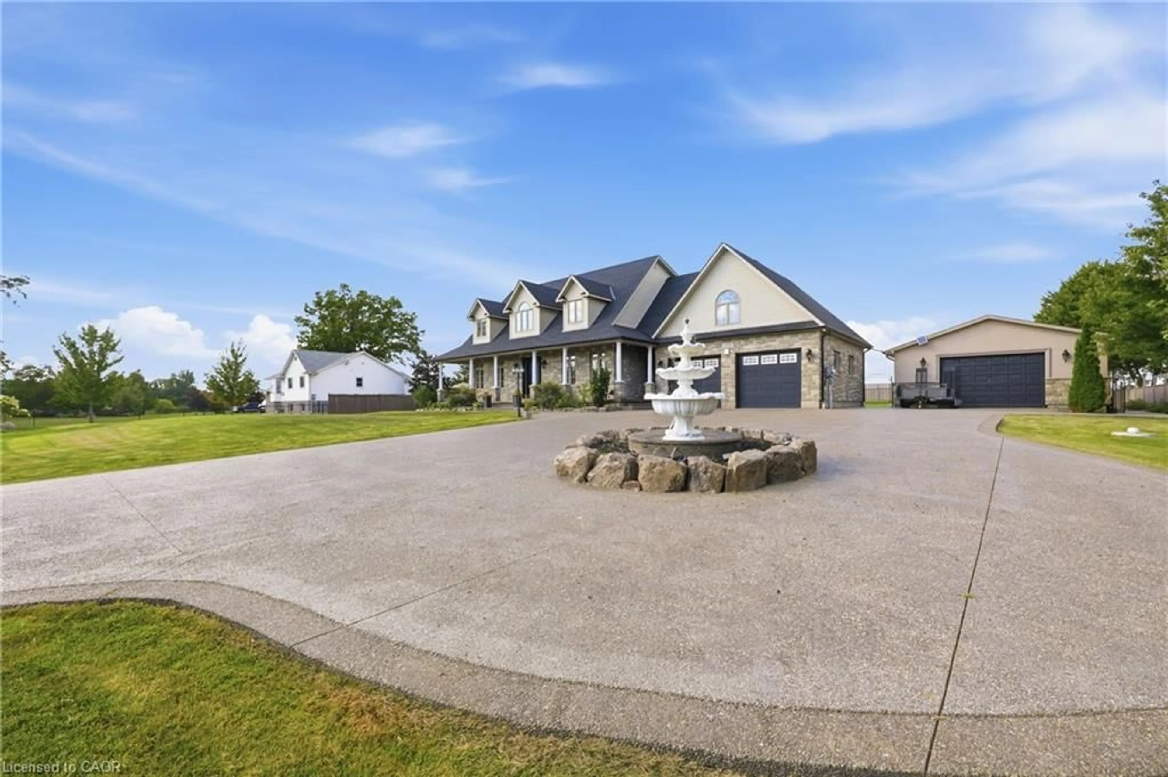 A pic from outside/outdoor area/front of a property/back of a property/a pic from drone, street for 3140 Kirk Rd, Binbrook Ontario L0R 1C0