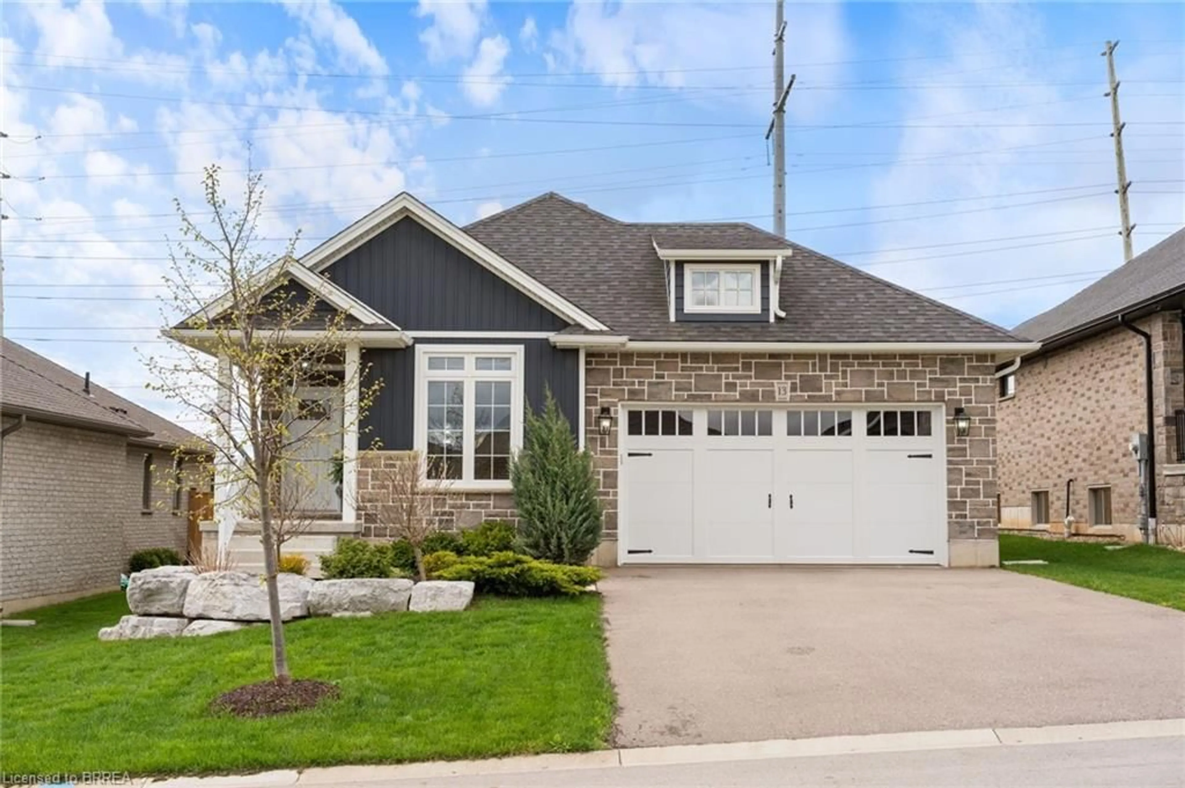 Home with brick exterior material, street for 13 Masters Lane, Paris Ontario N3L 0H3