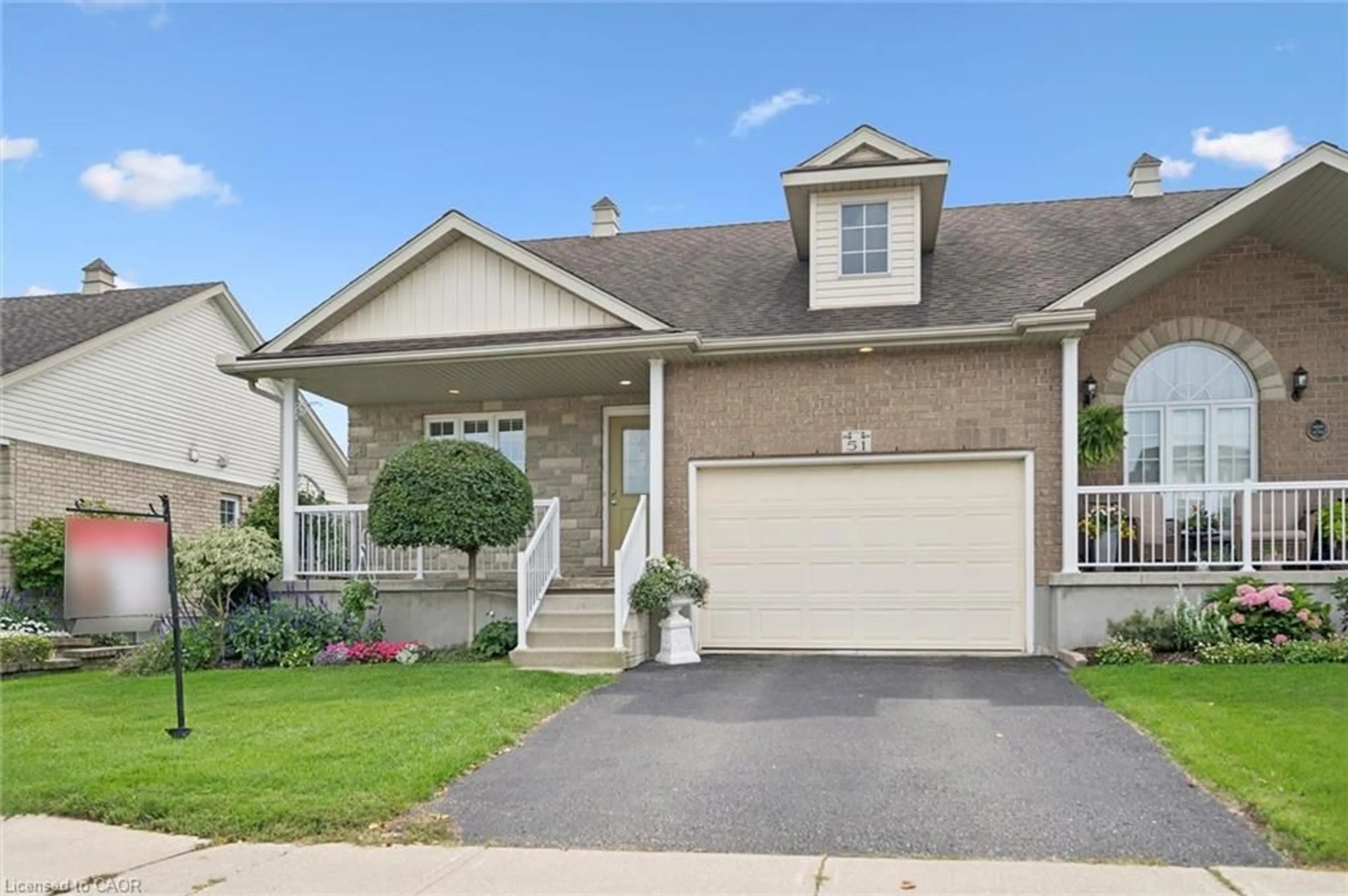 Home with vinyl exterior material, street for 51 Anna St, Elmira Ontario N3B 3N7