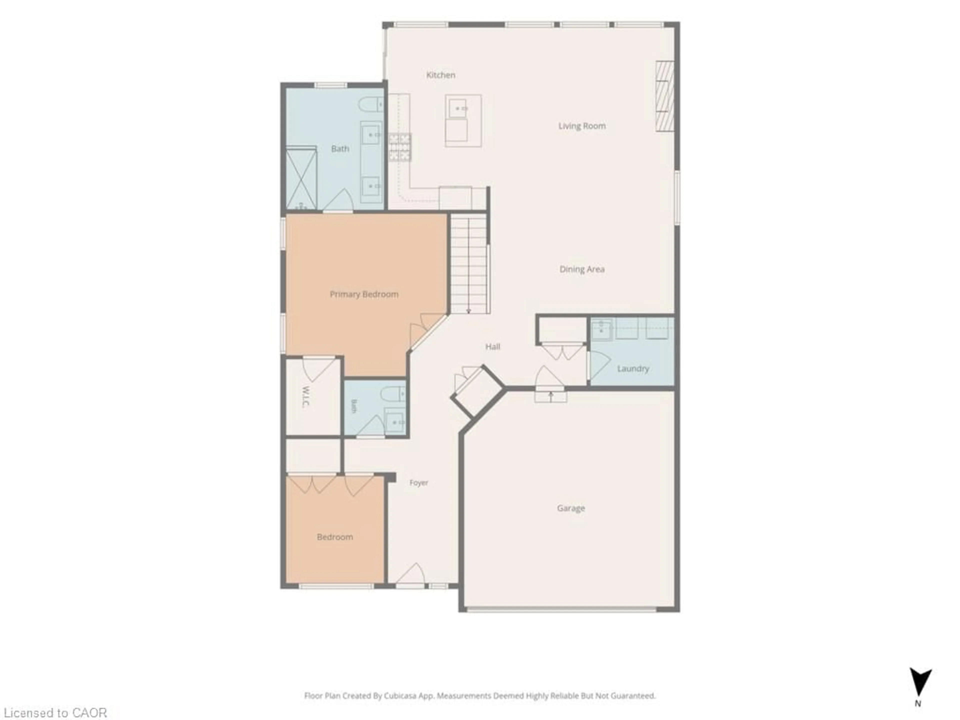 Floor plan for 22 Sihler Woods, Simcoe Ontario N3Y 0E2