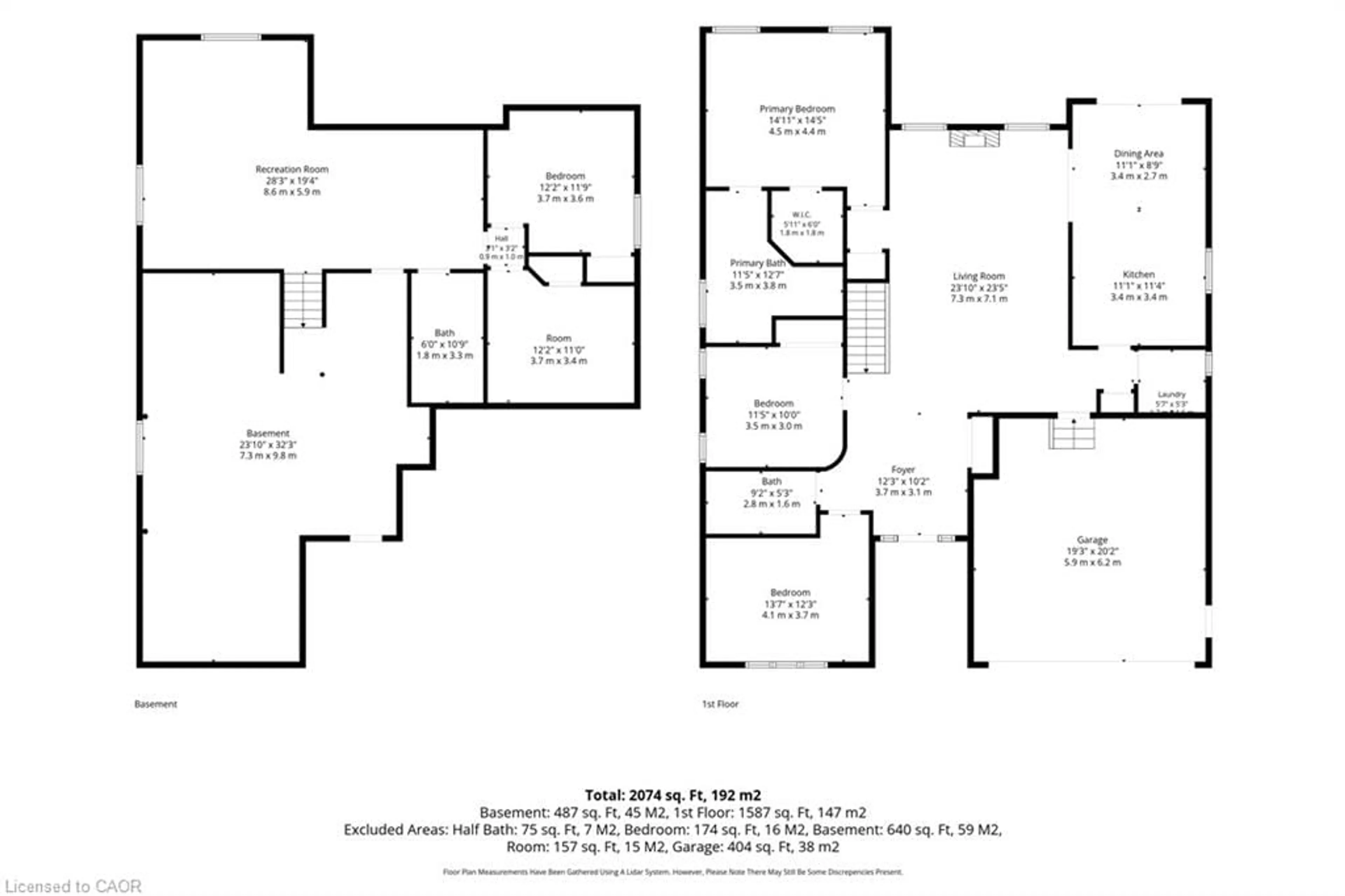 Floor plan for 635 Riverview Dr, Listowel Ontario N4W 3T7