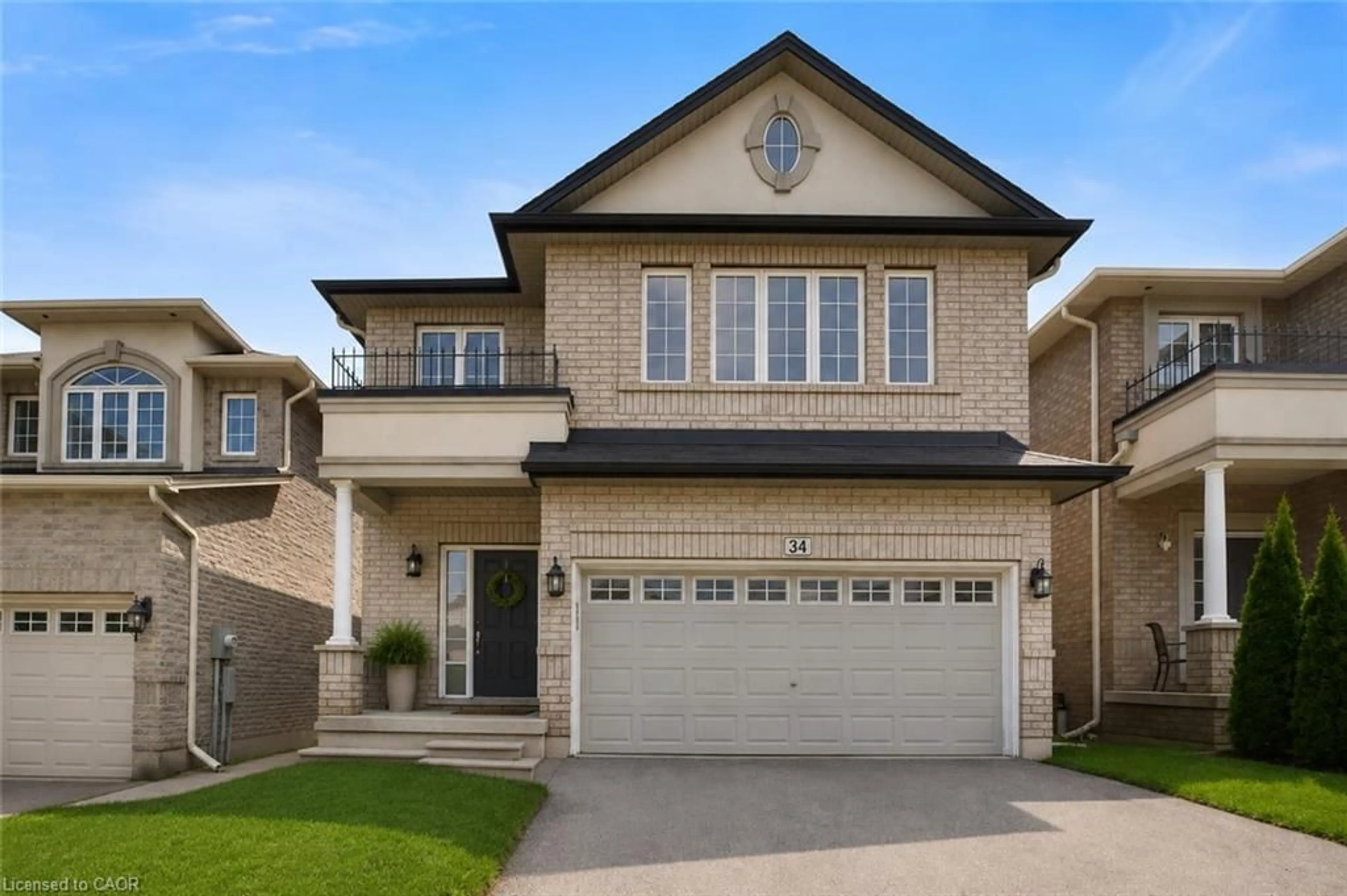 Home with brick exterior material, street for 34 House Lane, Ancaster Ontario L9K 0G1