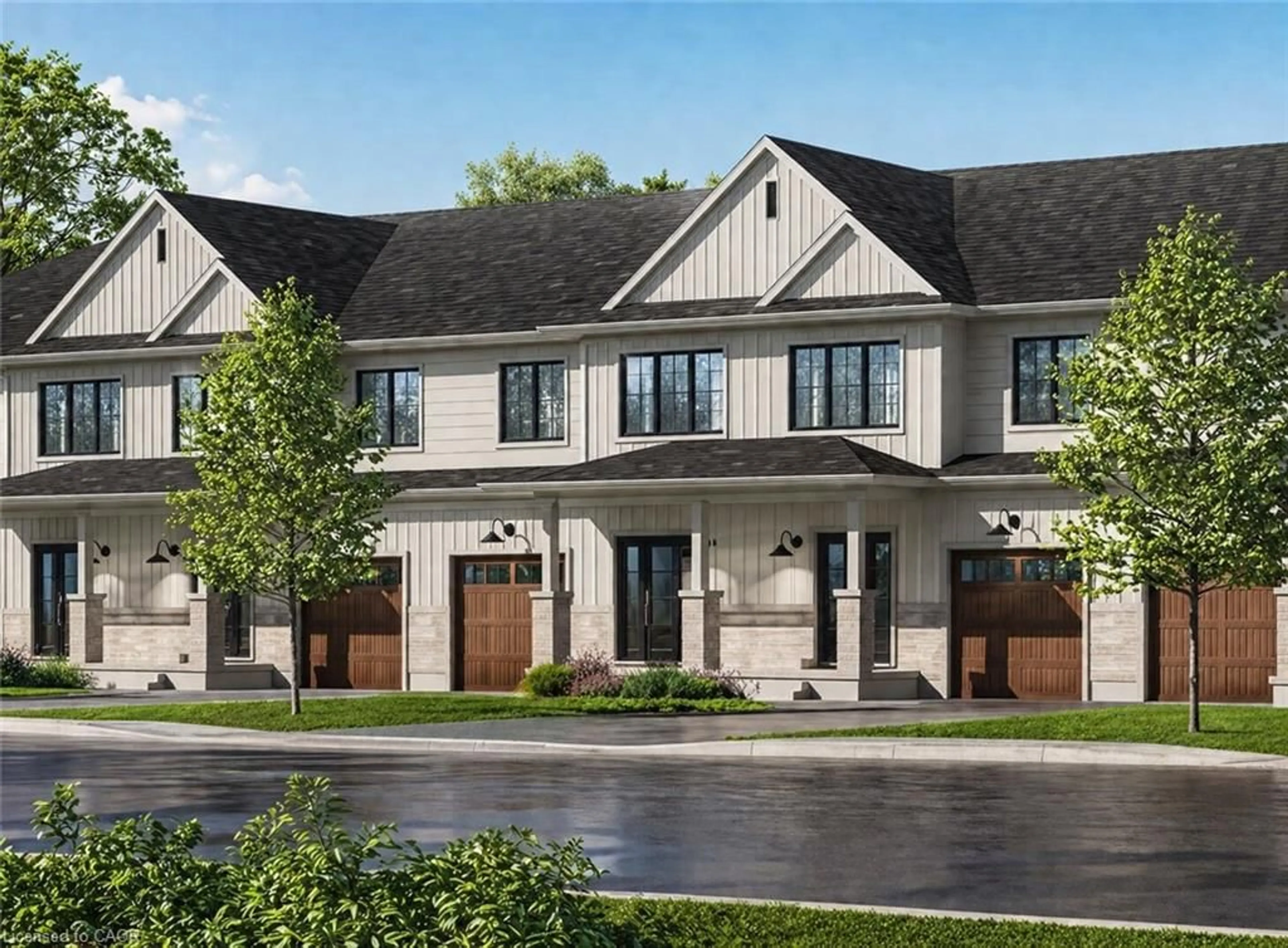 Home with brick exterior material, street for 25 DONALD Fraser Lane, Rockwood Ontario N0B 1K0