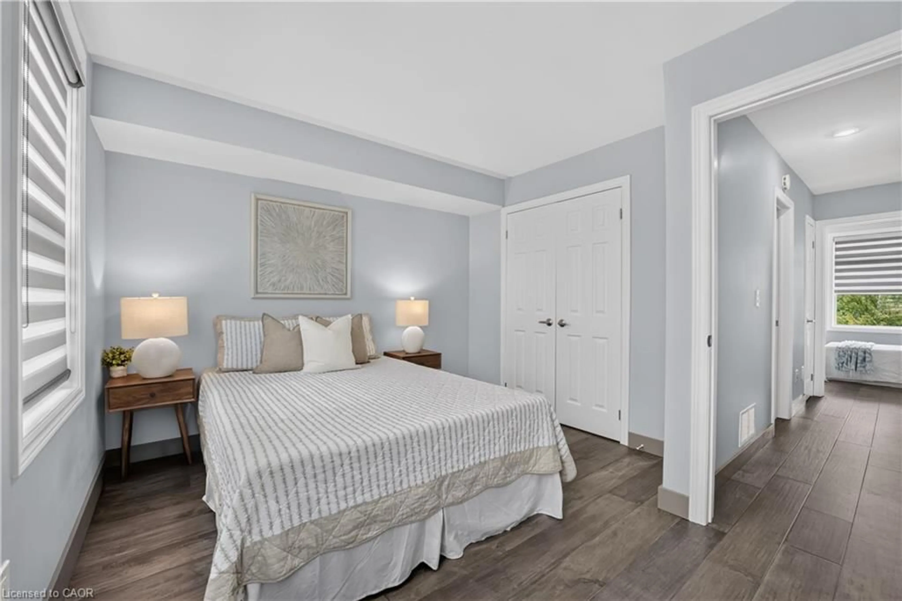 Bedroom with bed, unknown for 30 Michael Power Pl, Greater Toronto Ontario M9A 5G9