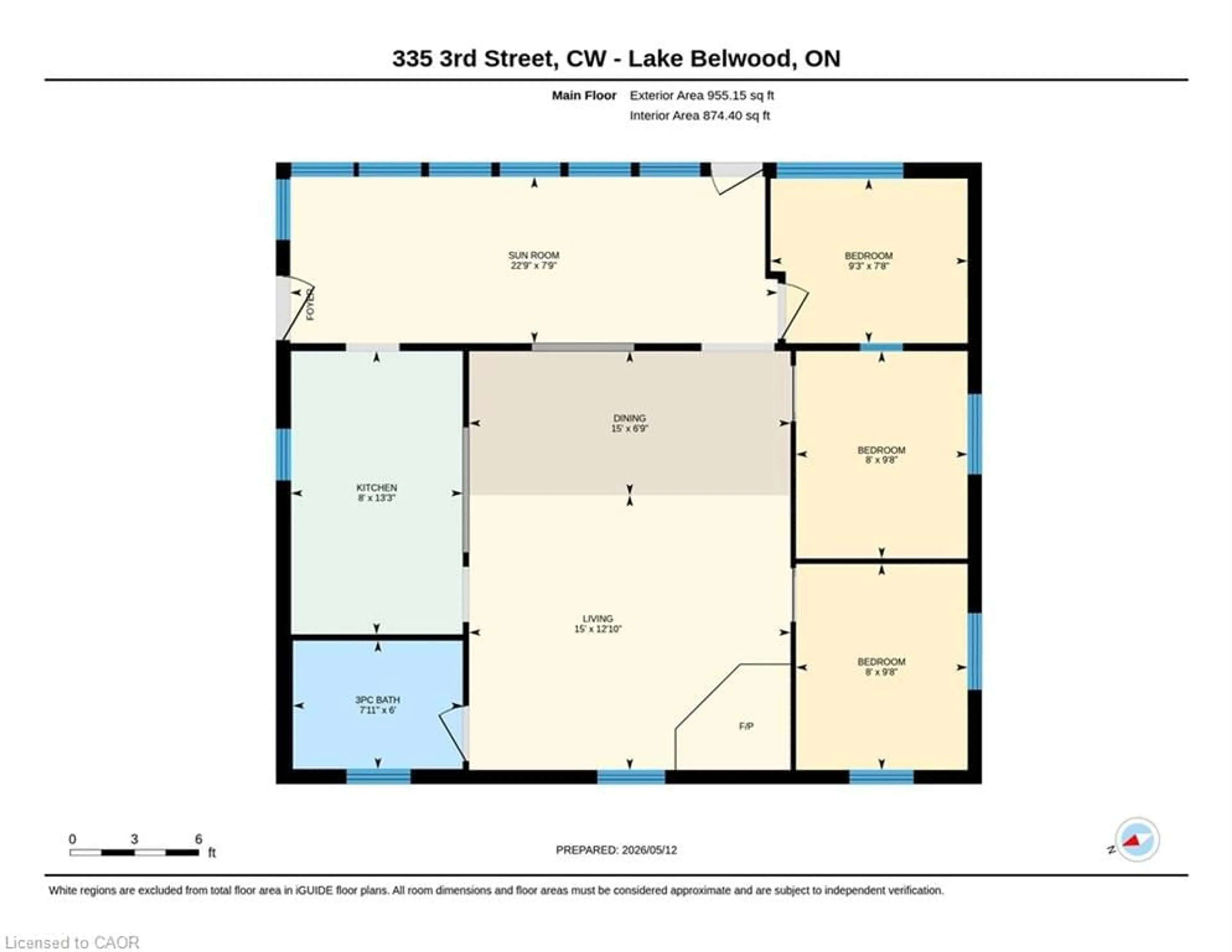 Floor plan for 335 Third St, Belwood Ontario N0B 1J0