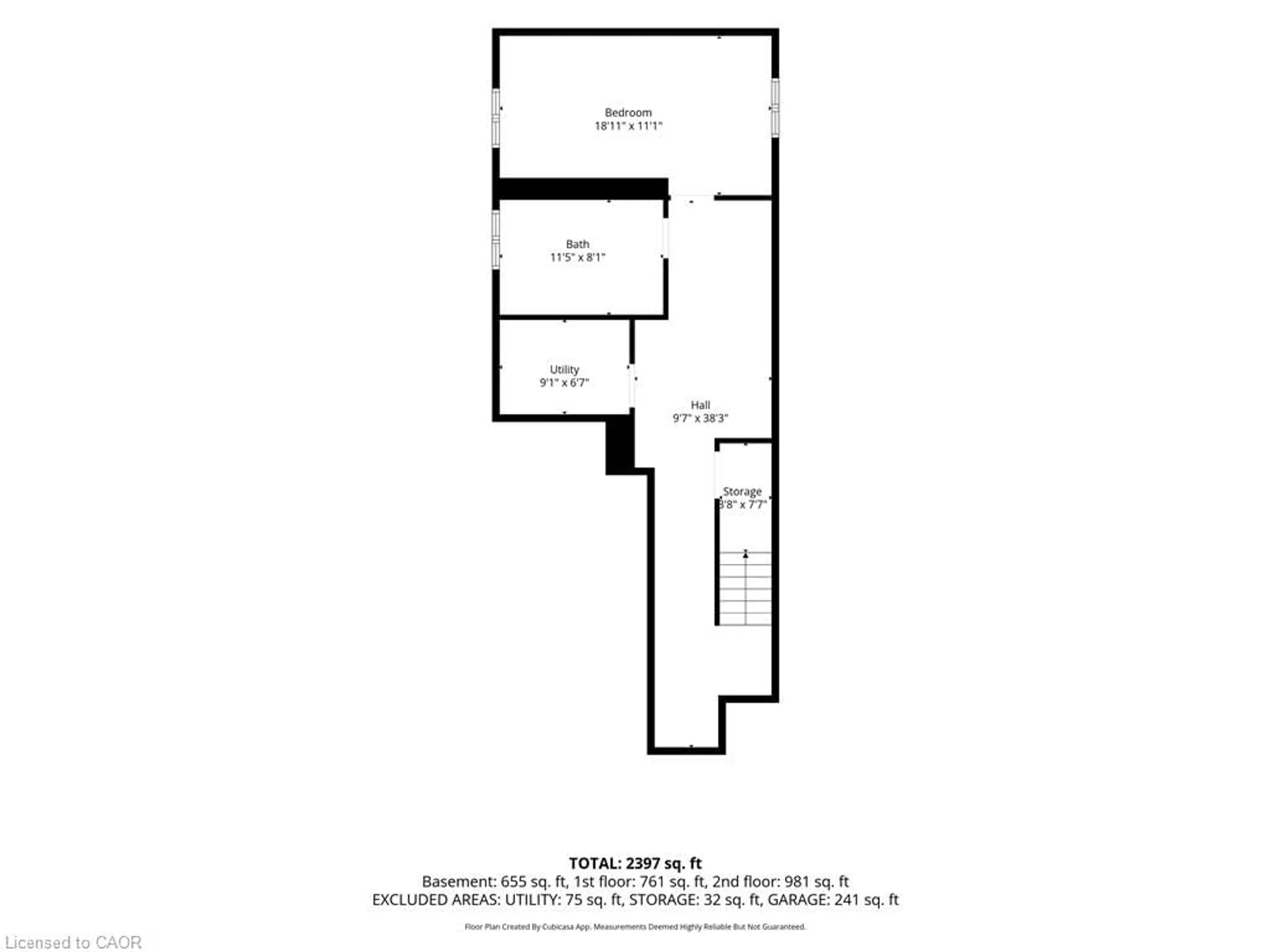 Floor plan for 425 Speckled Alder St, Waterloo Ontario N2V 2T5