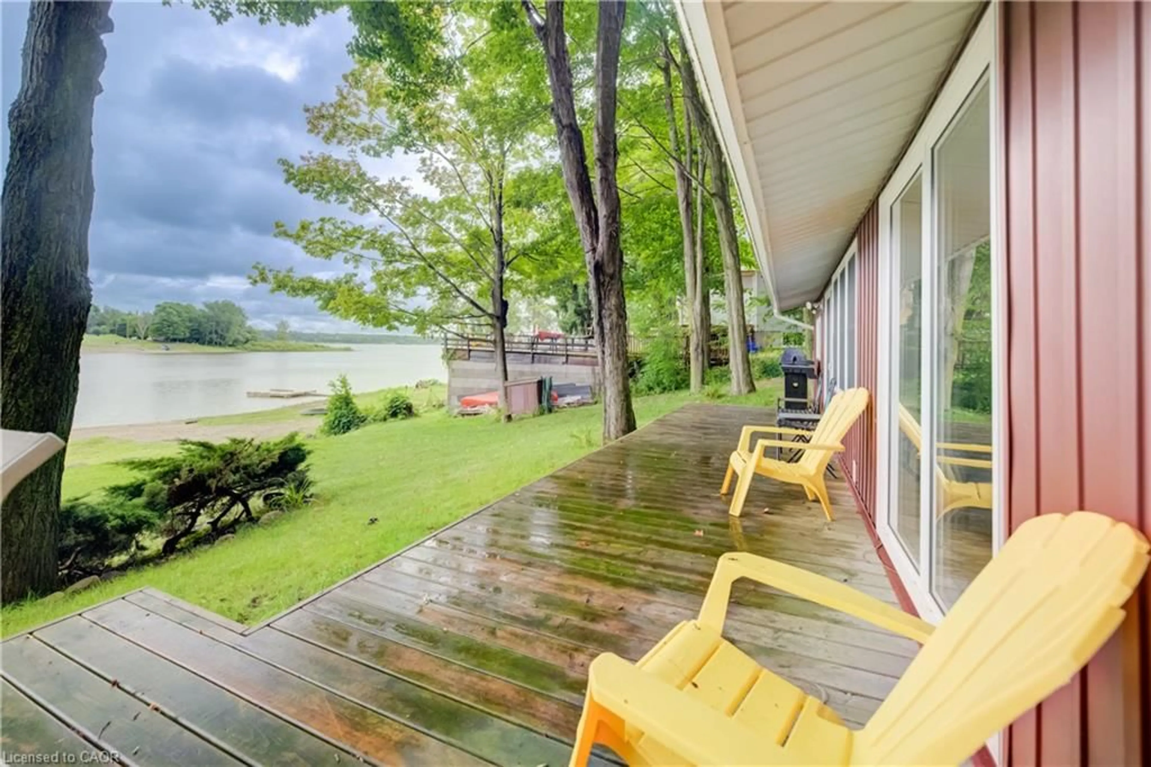 Patio, water/lake/river/ocean view for LOT 504B Road 5 North, Conestogo Lake Ontario N0G 1P0
