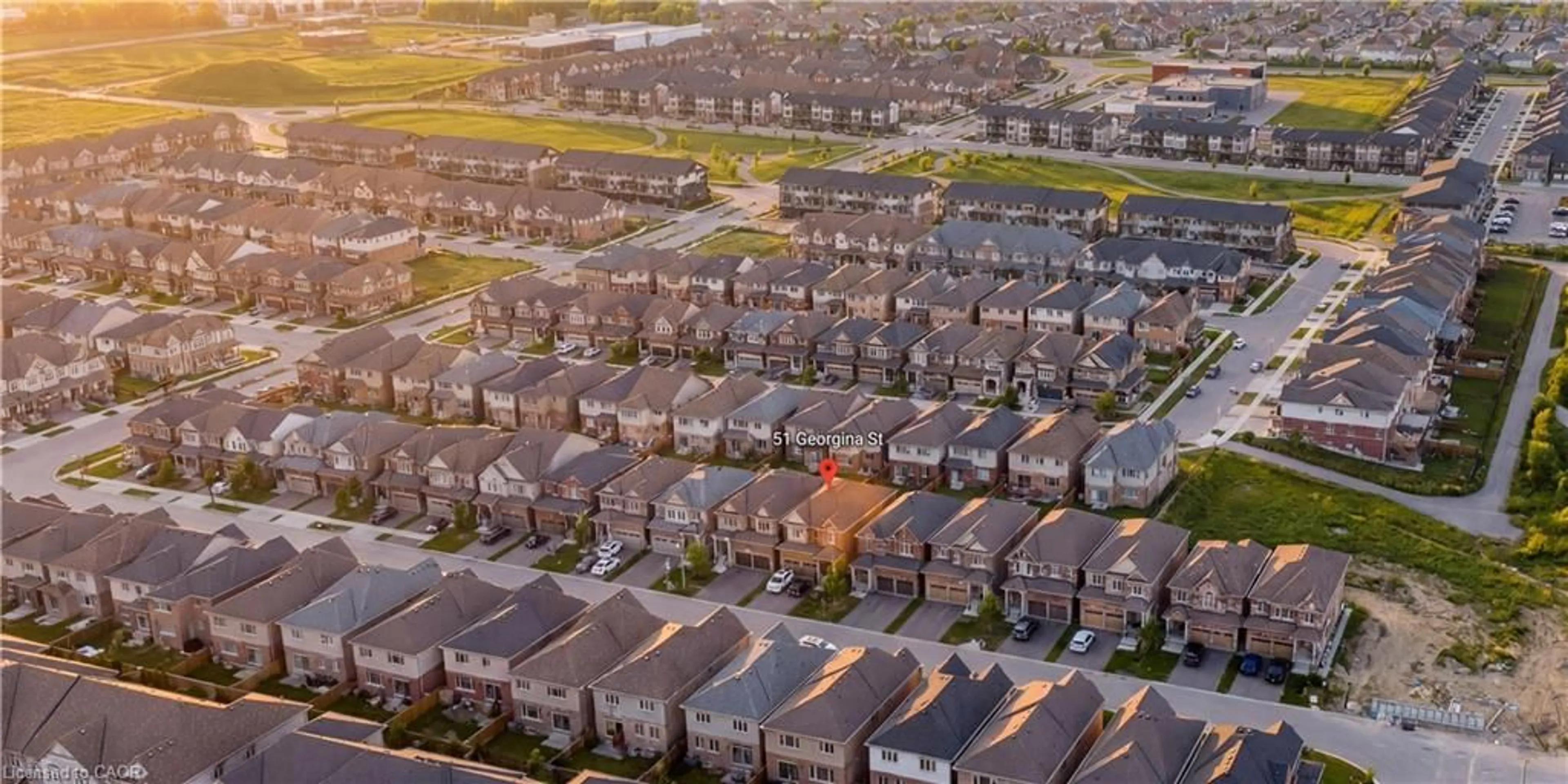 A pic from outside/outdoor area/front of a property/back of a property/a pic from drone, street for 51 Georgina St, Kitchener Ontario N2R 0S6