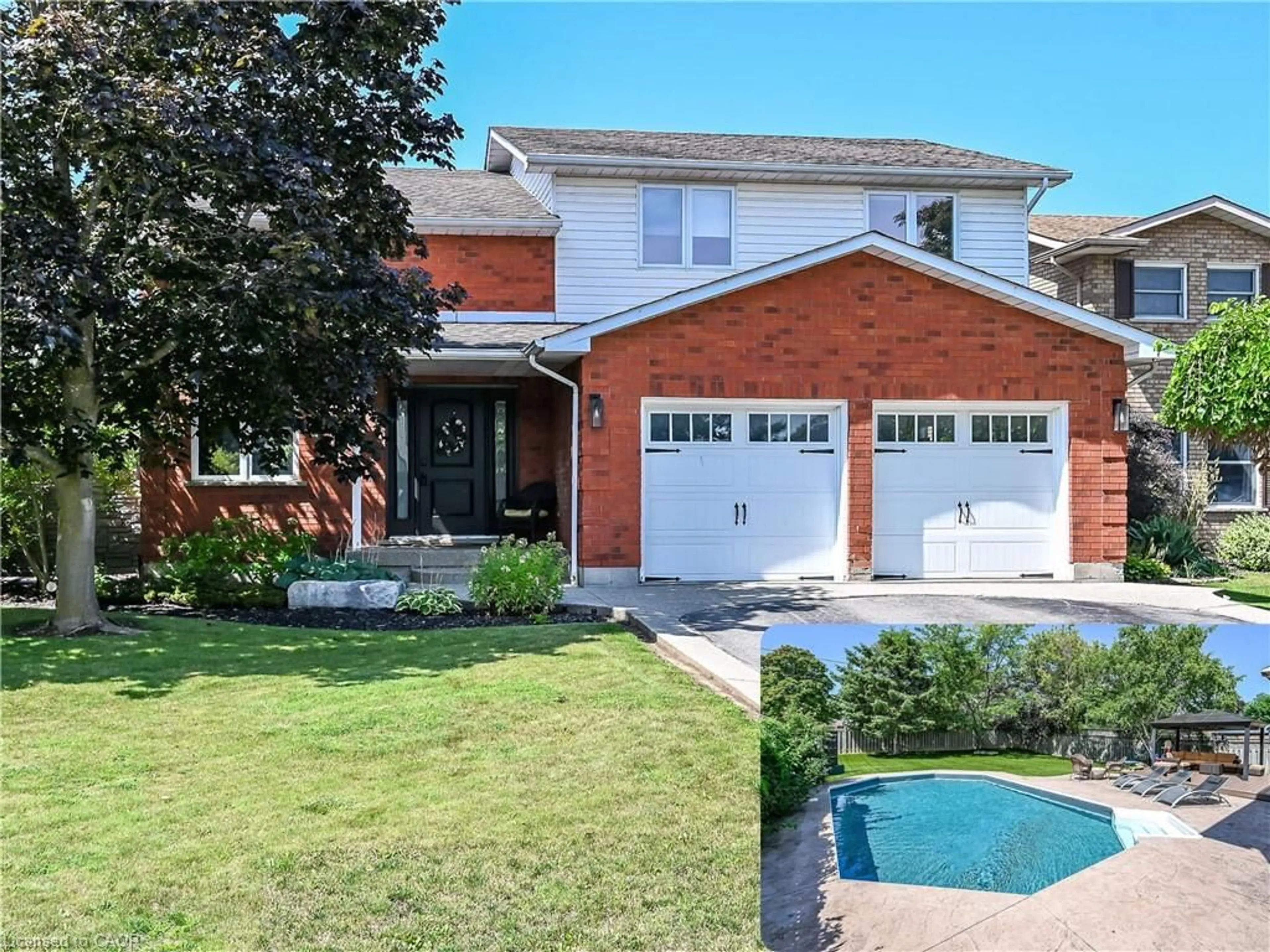 Home with brick exterior material, street for 3 Kintyre Crt, Caledonia Ontario N3W 1G8