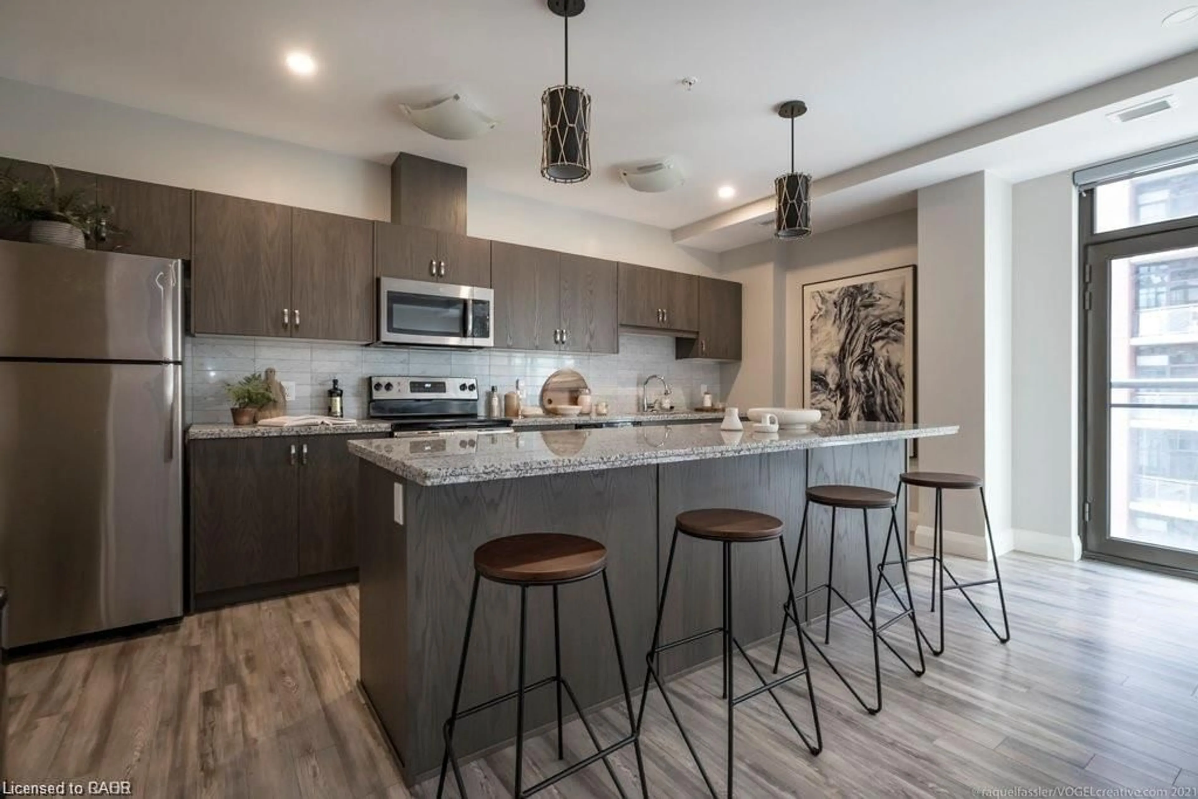Open concept kitchen, unknown for 118 King St #716, Hamilton Ontario L8N 0A9