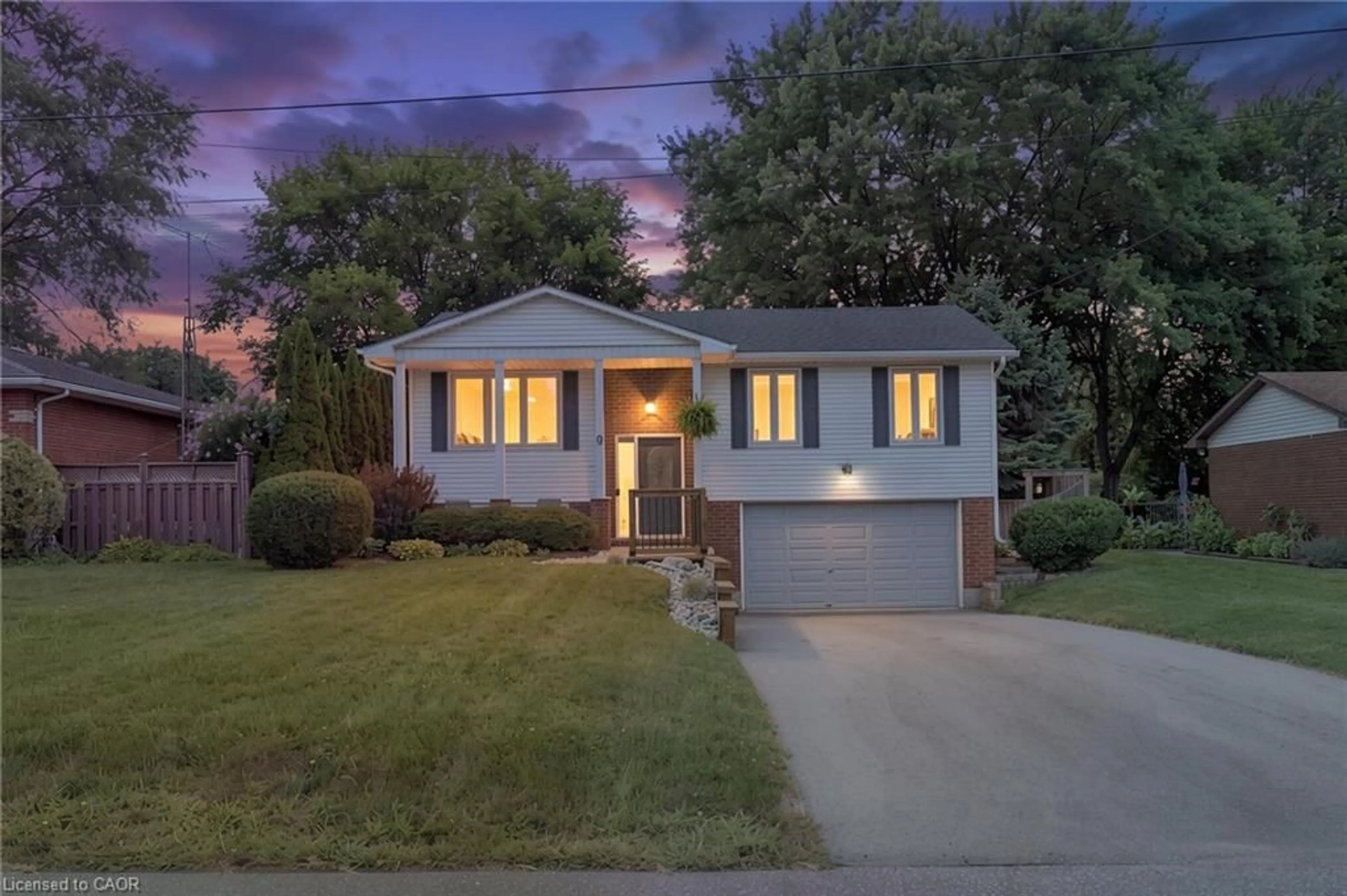Home with vinyl exterior material, street for 9 Kelly Dr, Port Dover Ontario N0A 1N5