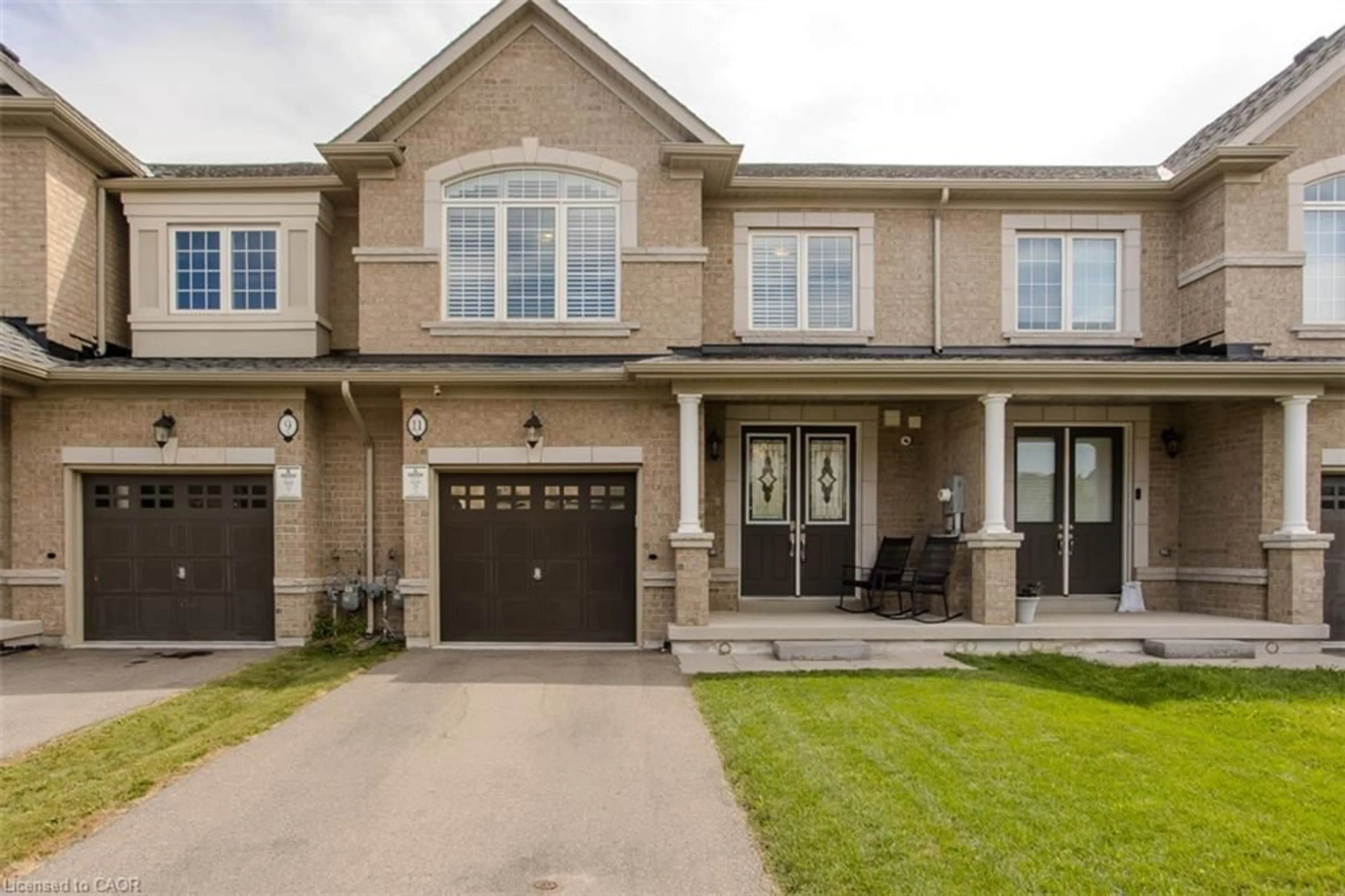 Home with brick exterior material, street for 11 Cooley Grove, Hamilton Ontario L9K 0J7