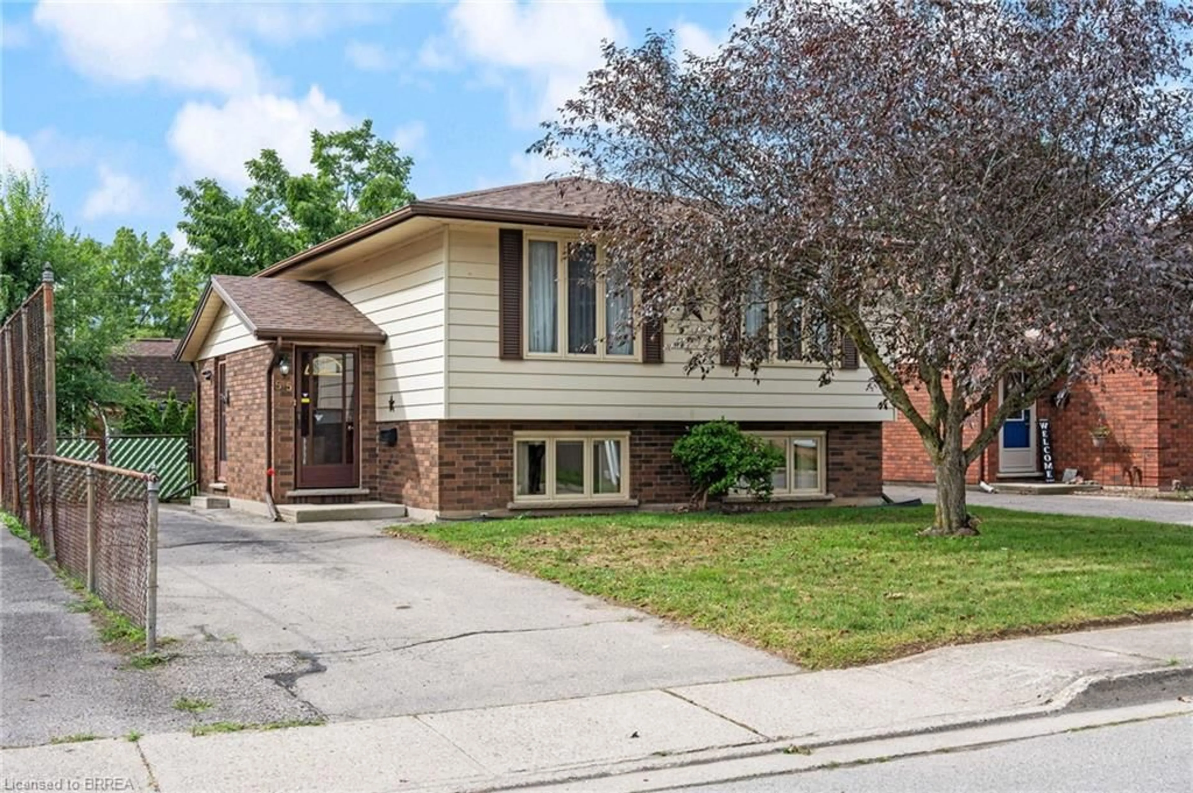 Home with brick exterior material, street for 55 Edward St, Brantford Ontario N3S 1V4