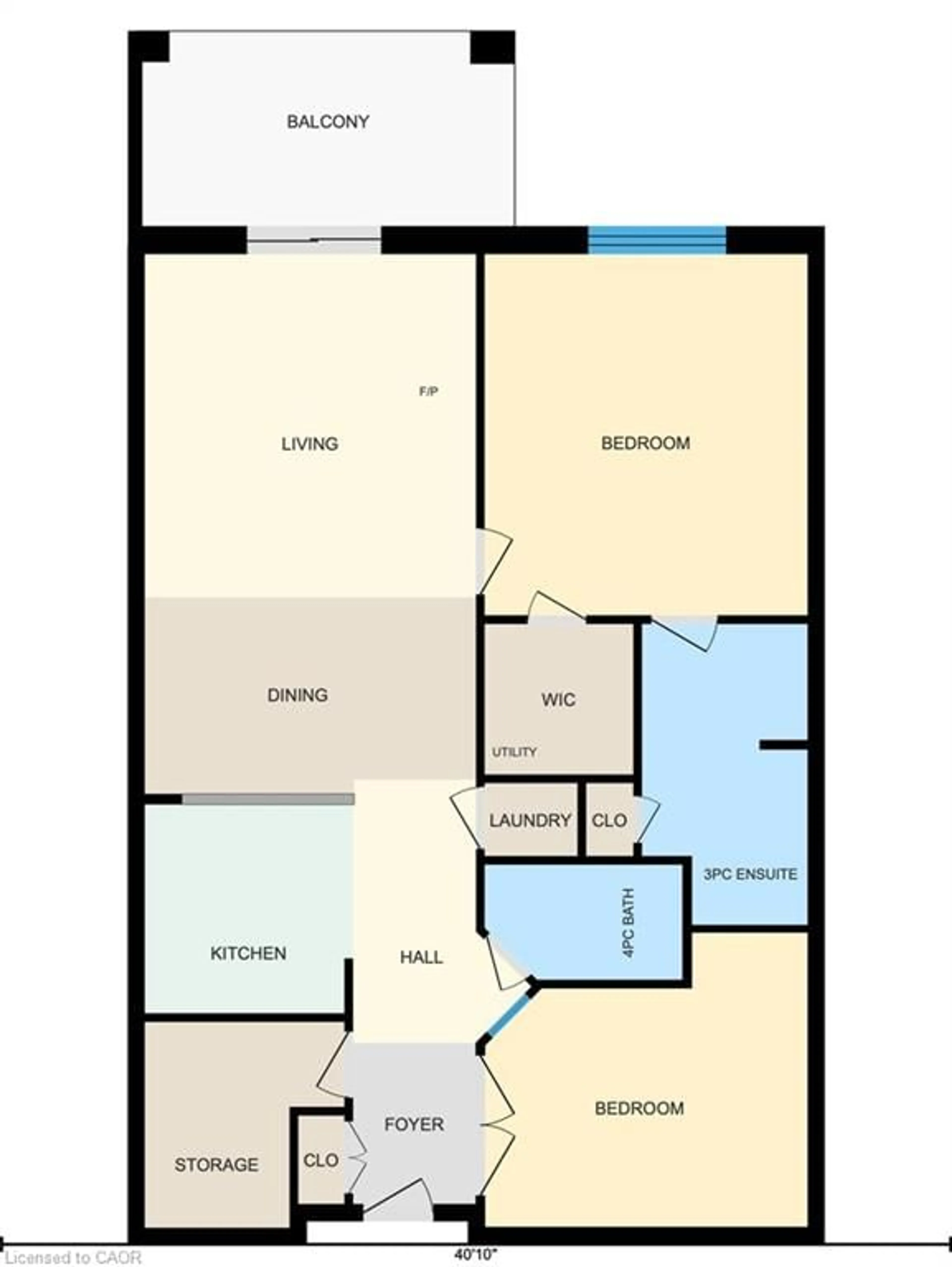Floor plan for 23 Stumpf St #206, Elora Ontario N0B 1S0