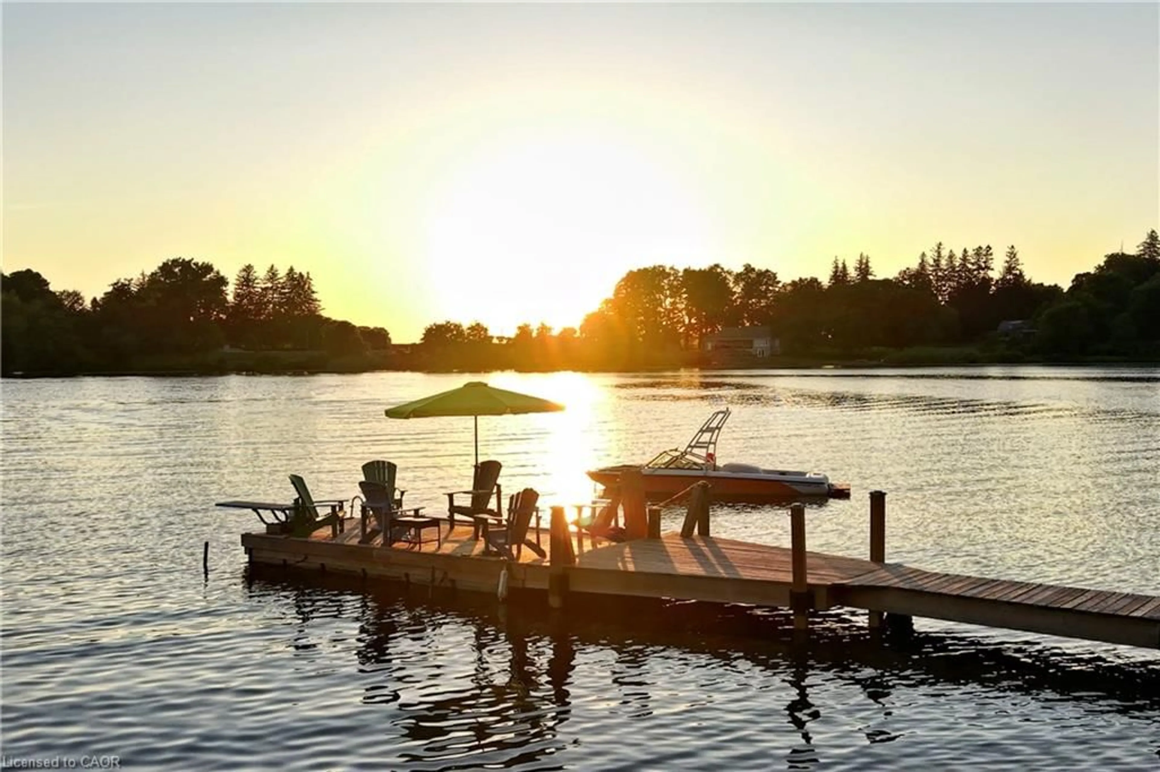 Patio, water/lake/river/ocean view for 285 Mank Rd, Oxford Ontario N0M 2G0