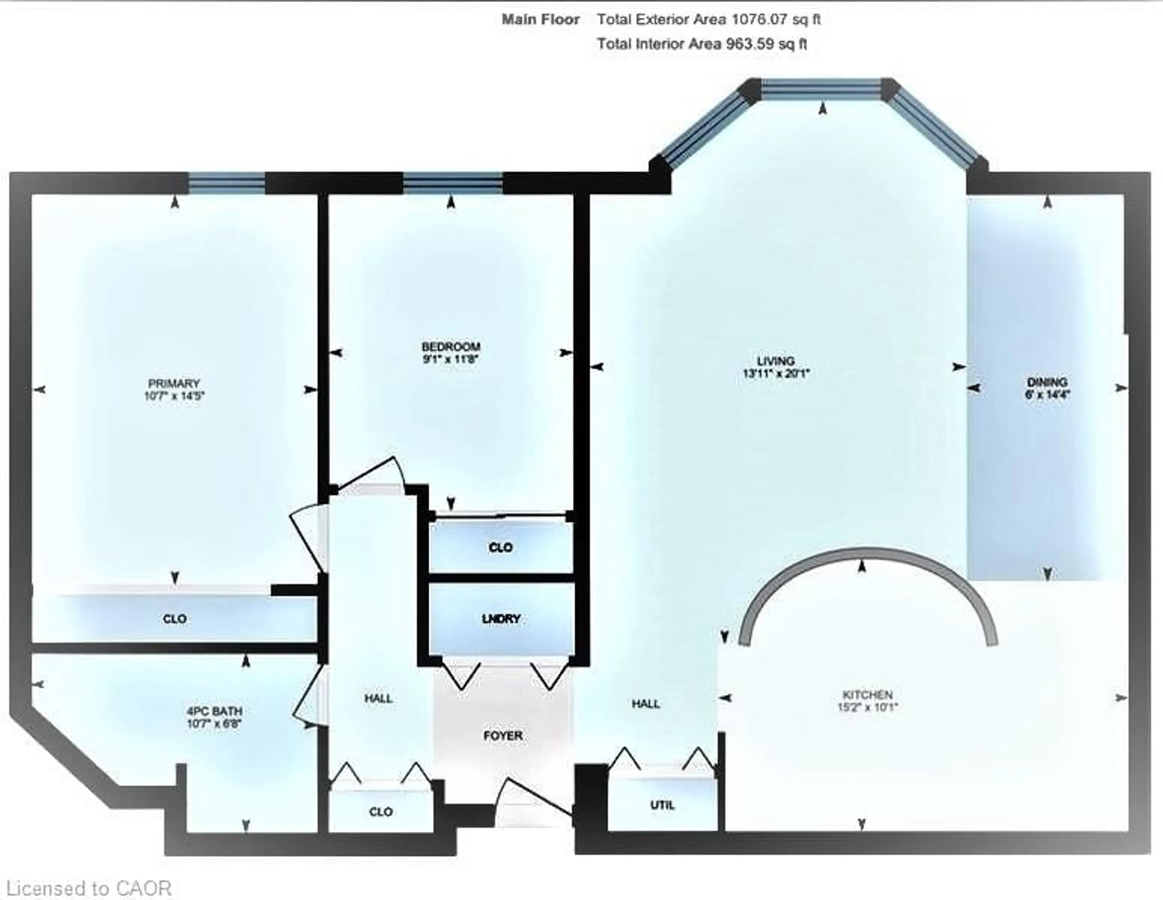 Floor plan for 384 Erb St #306, Waterloo Ontario N2L 1W6