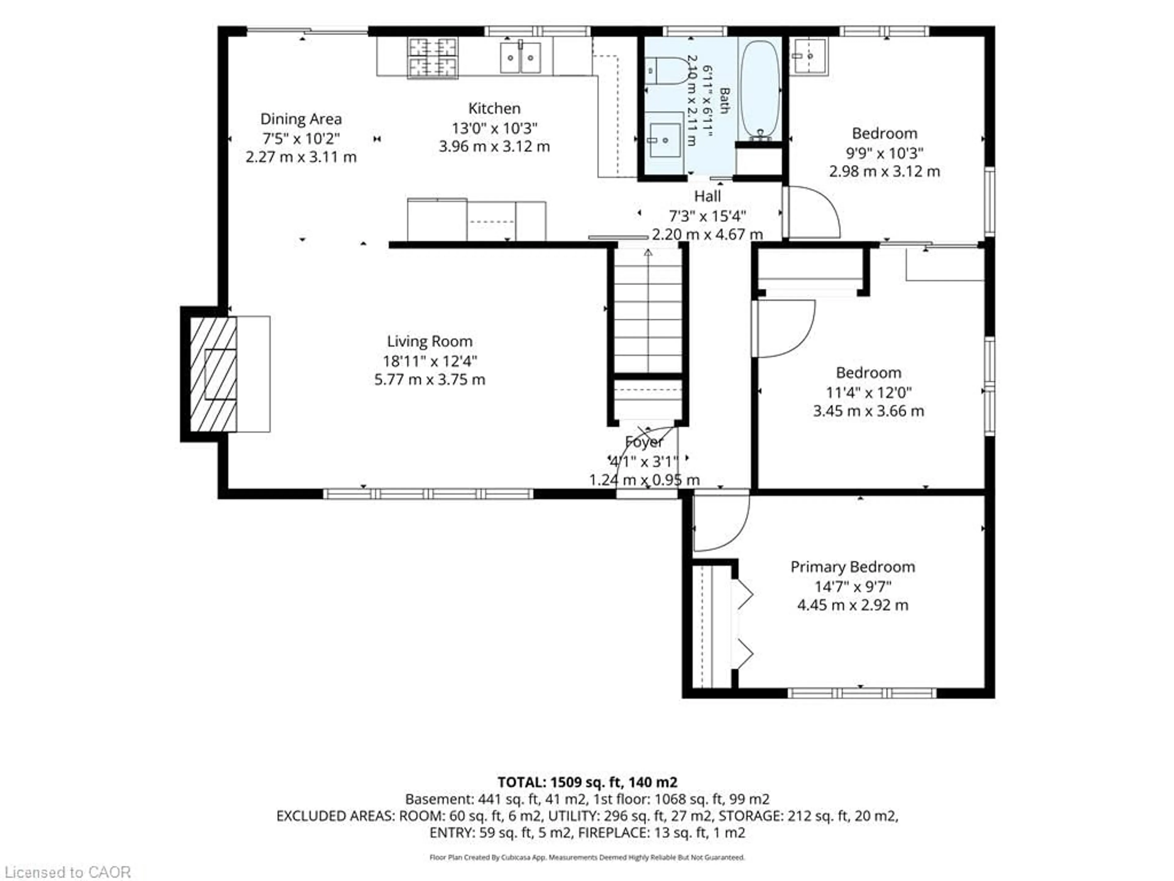 Floor plan for 16 Gibson Dr, Simcoe Ontario N3Y 3L2