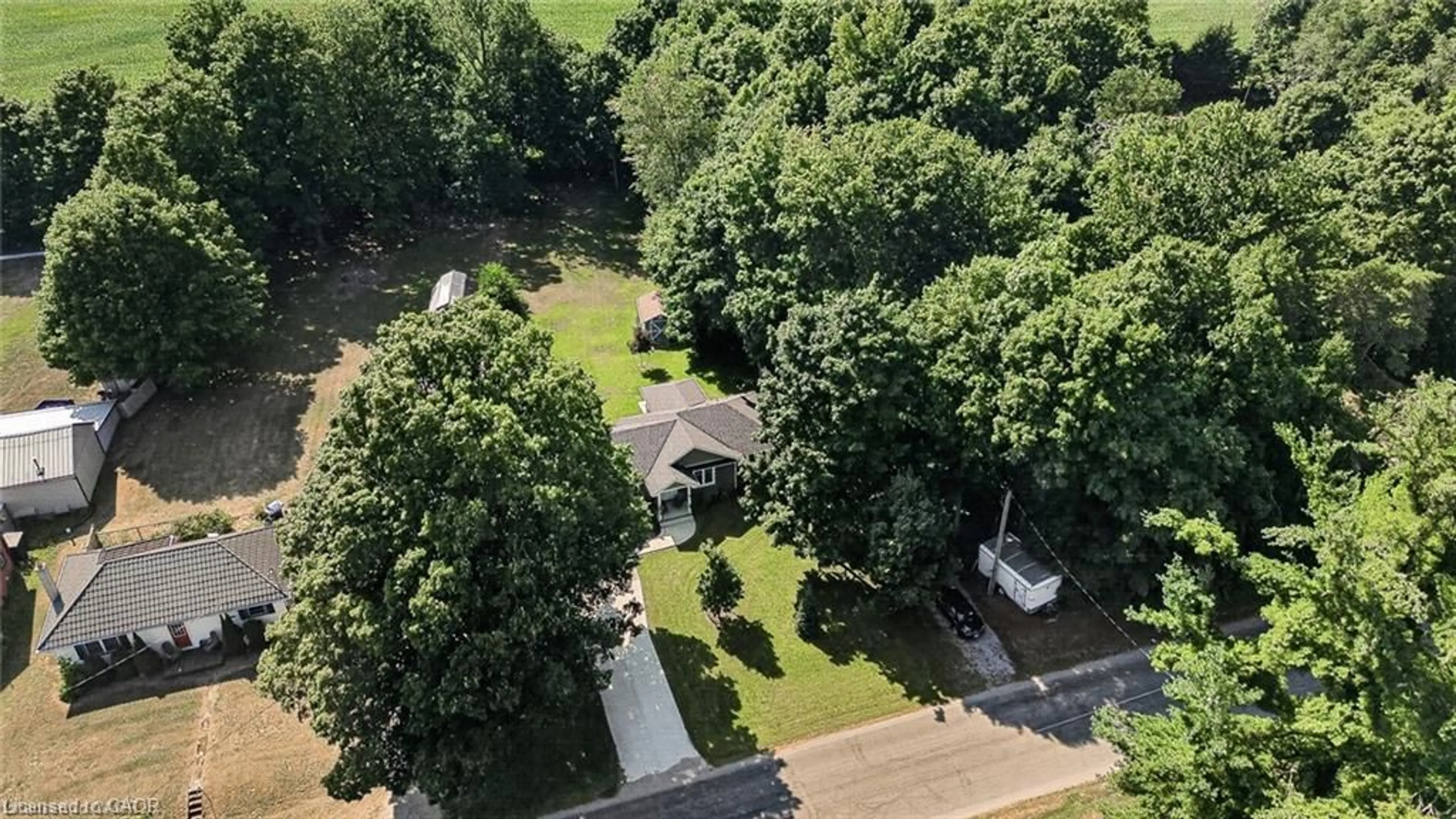 A pic from outside/outdoor area/front of a property/back of a property/a pic from drone, forest/trees view for 729 6th Concession Rd Enr, Cultus Ontario N0E 1C0