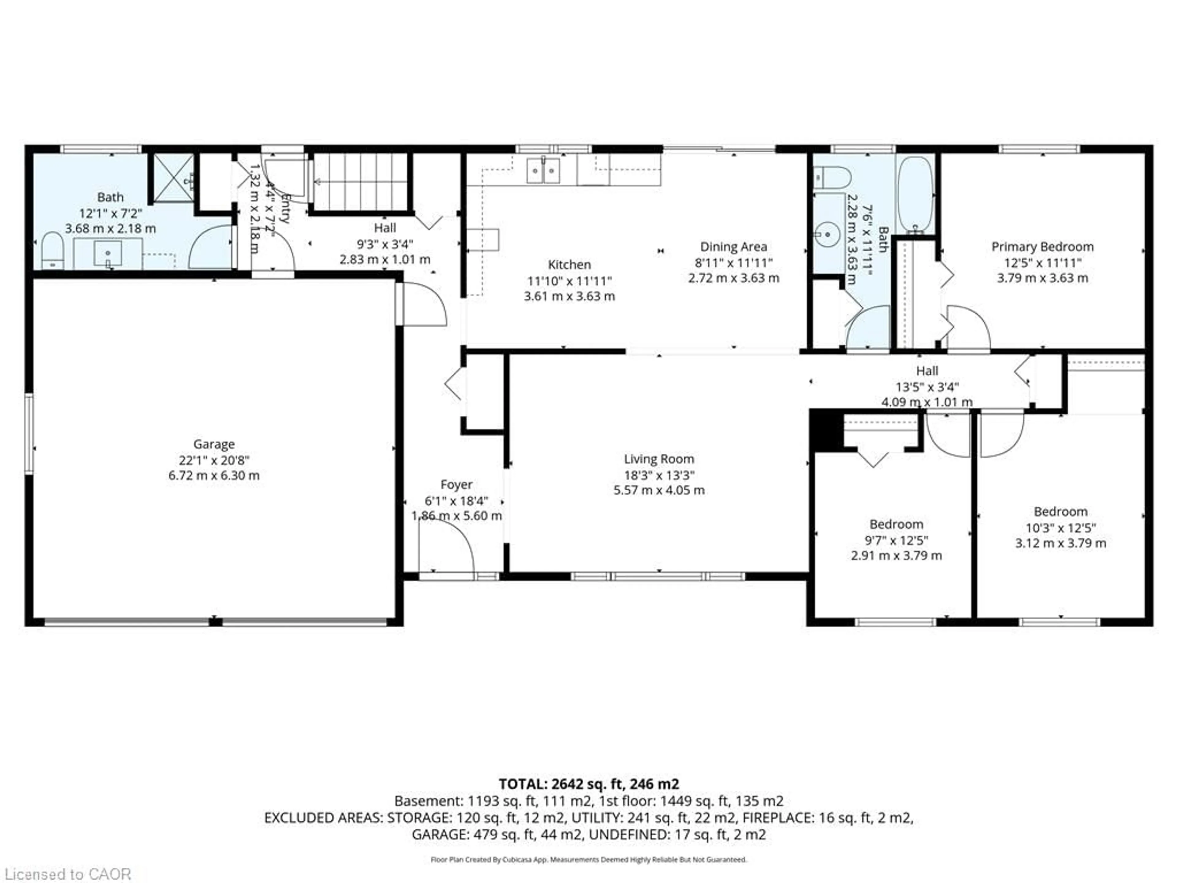 Floor plan for 772 Forestry Farm Rd, St. Williams Ontario N0E 1P0