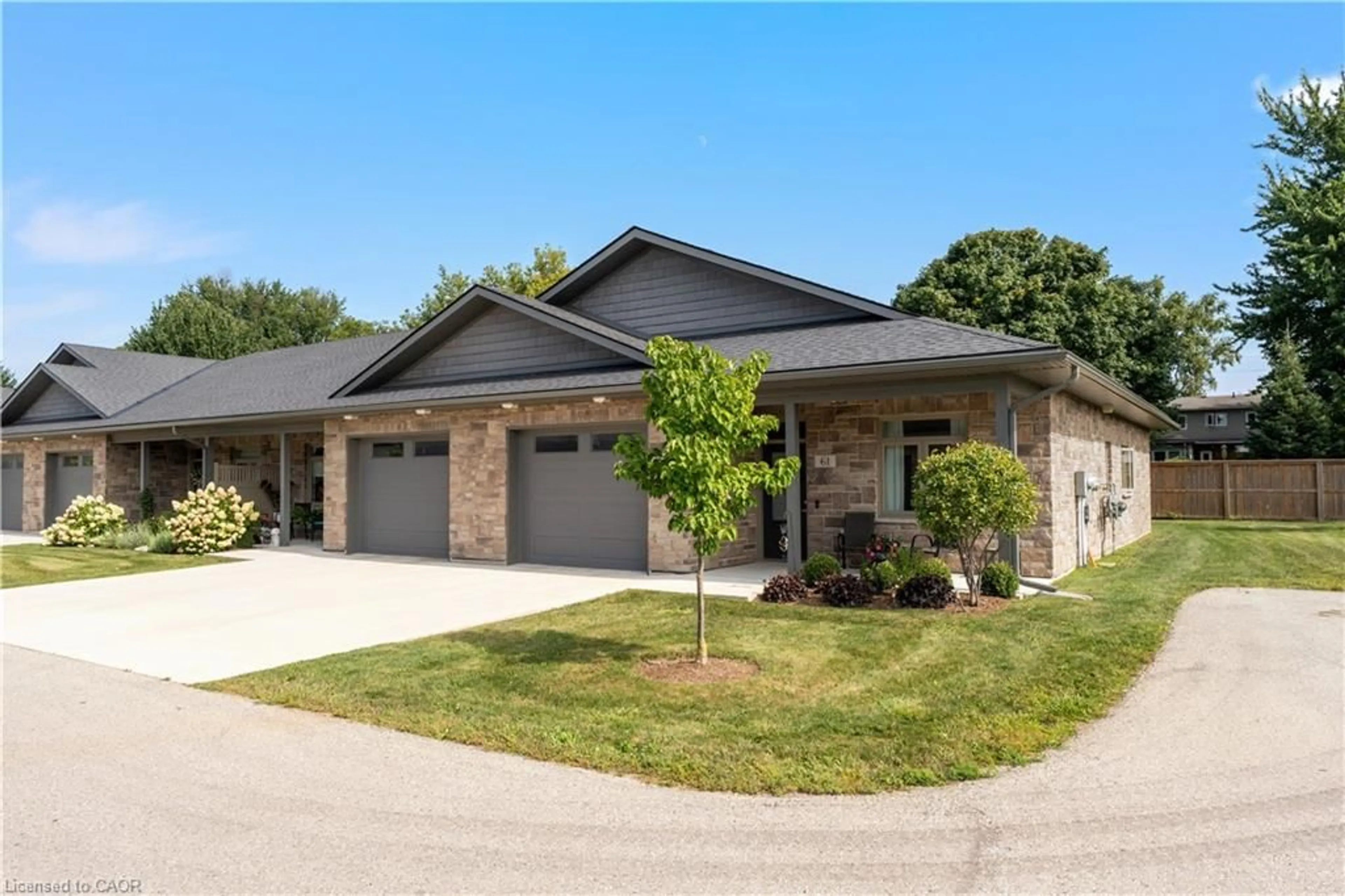 Home with brick exterior material, street for 375 Mitchell Rd #61, Listowel Ontario N4W 0H4