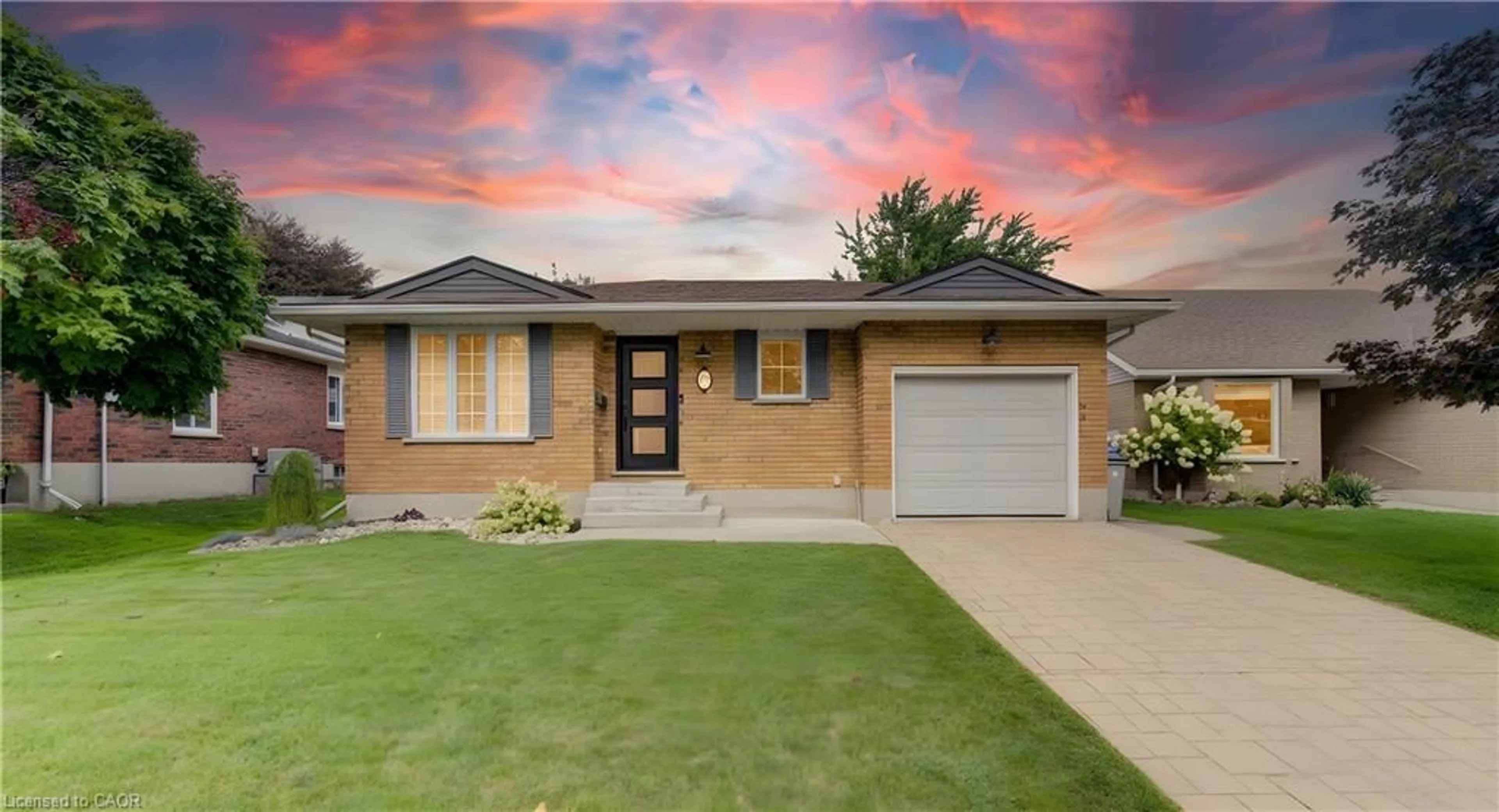 Home with brick exterior material, street for 595 Maple Ave, Listowel Ontario N4W 3G4