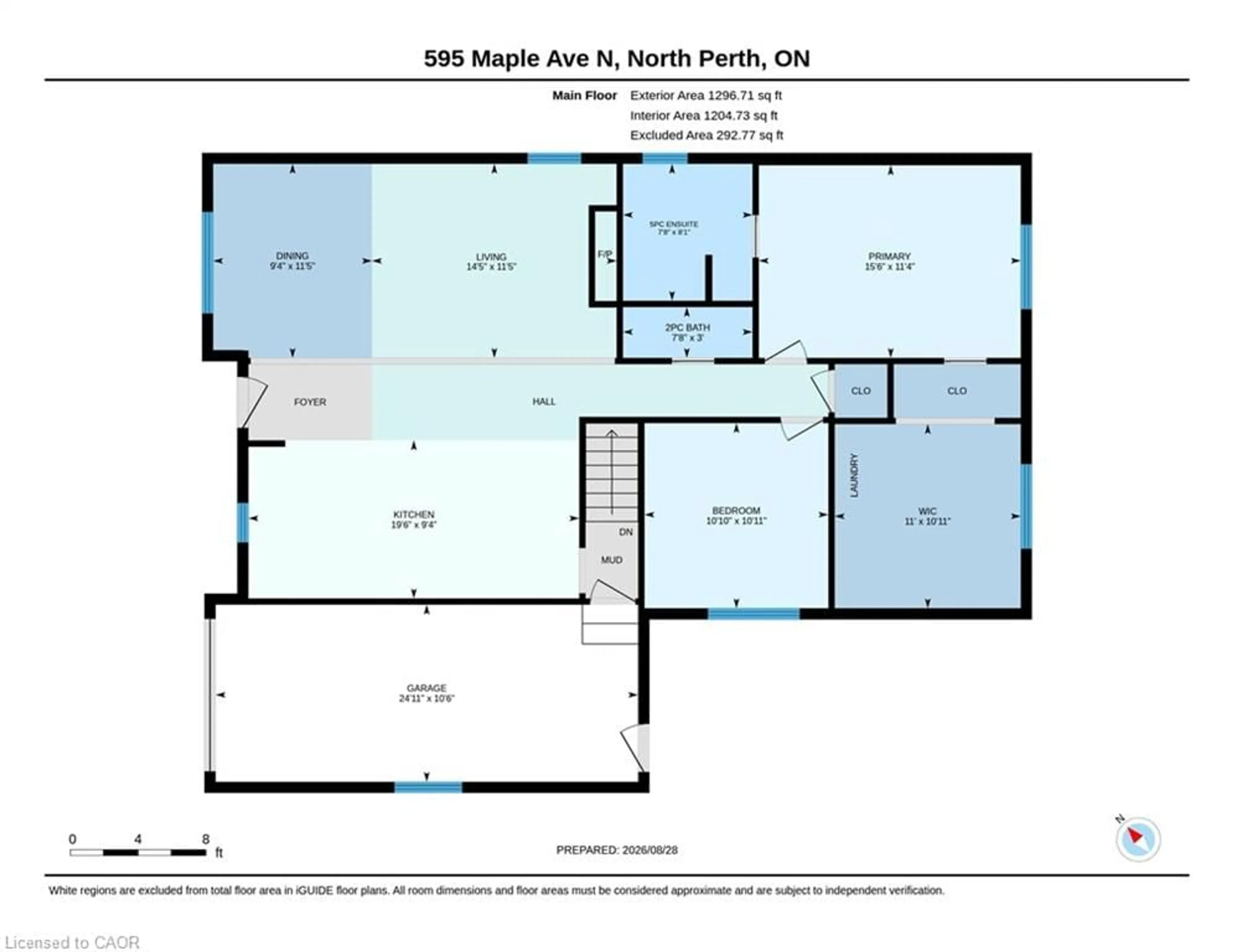 Floor plan for 595 Maple Ave, Listowel Ontario N4W 3G4