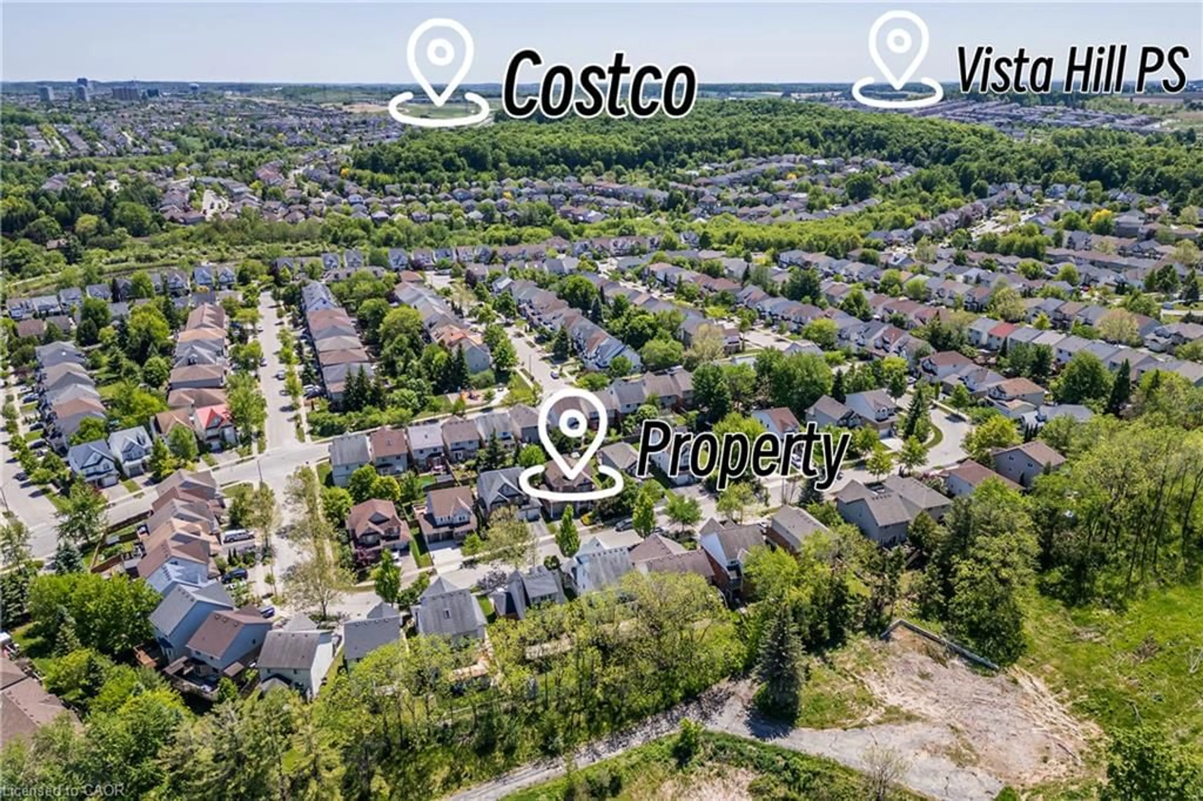 A pic from outside/outdoor area/front of a property/back of a property/a pic from drone, street for 743 Butternut Ave, Waterloo Ontario N2V 2M3