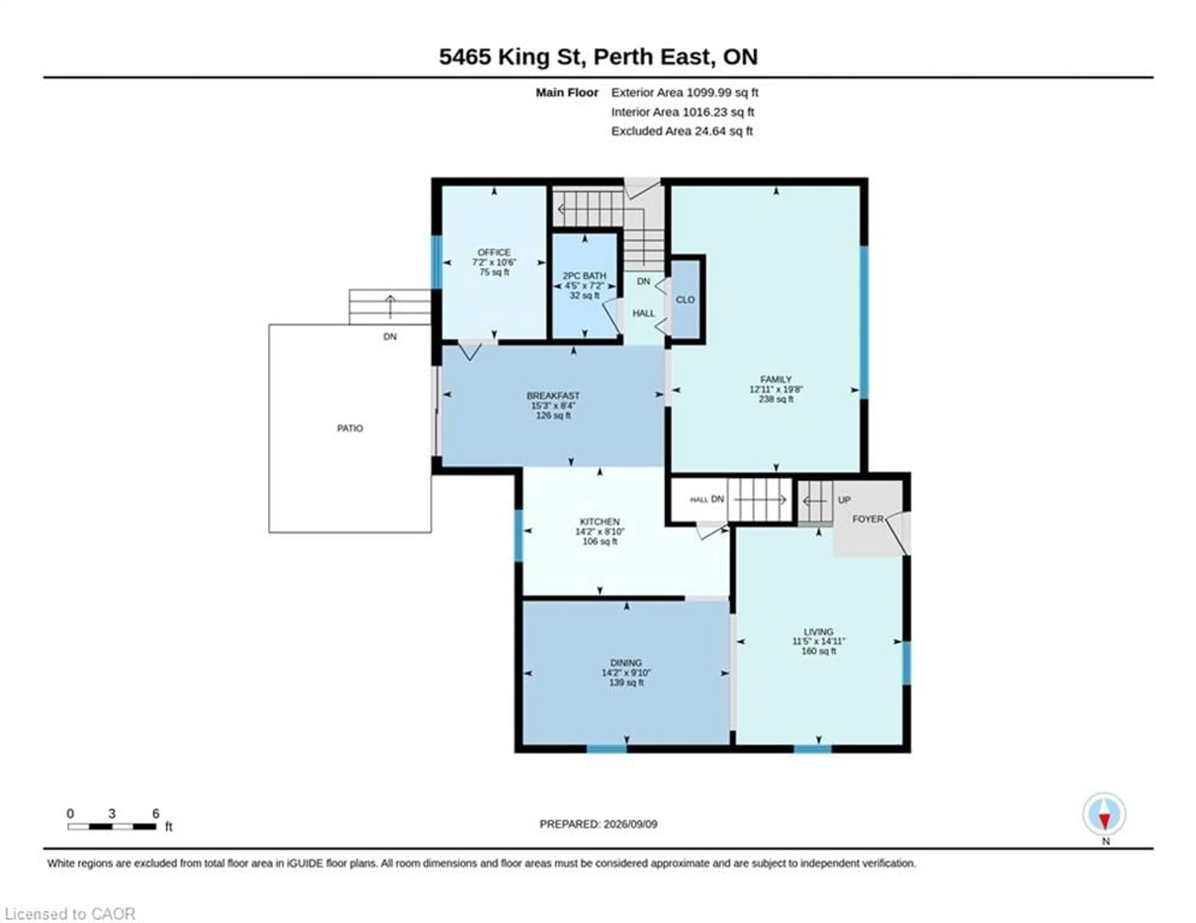 Floor plan for 5465 King St, Wellesley Ontario N0B 2T0