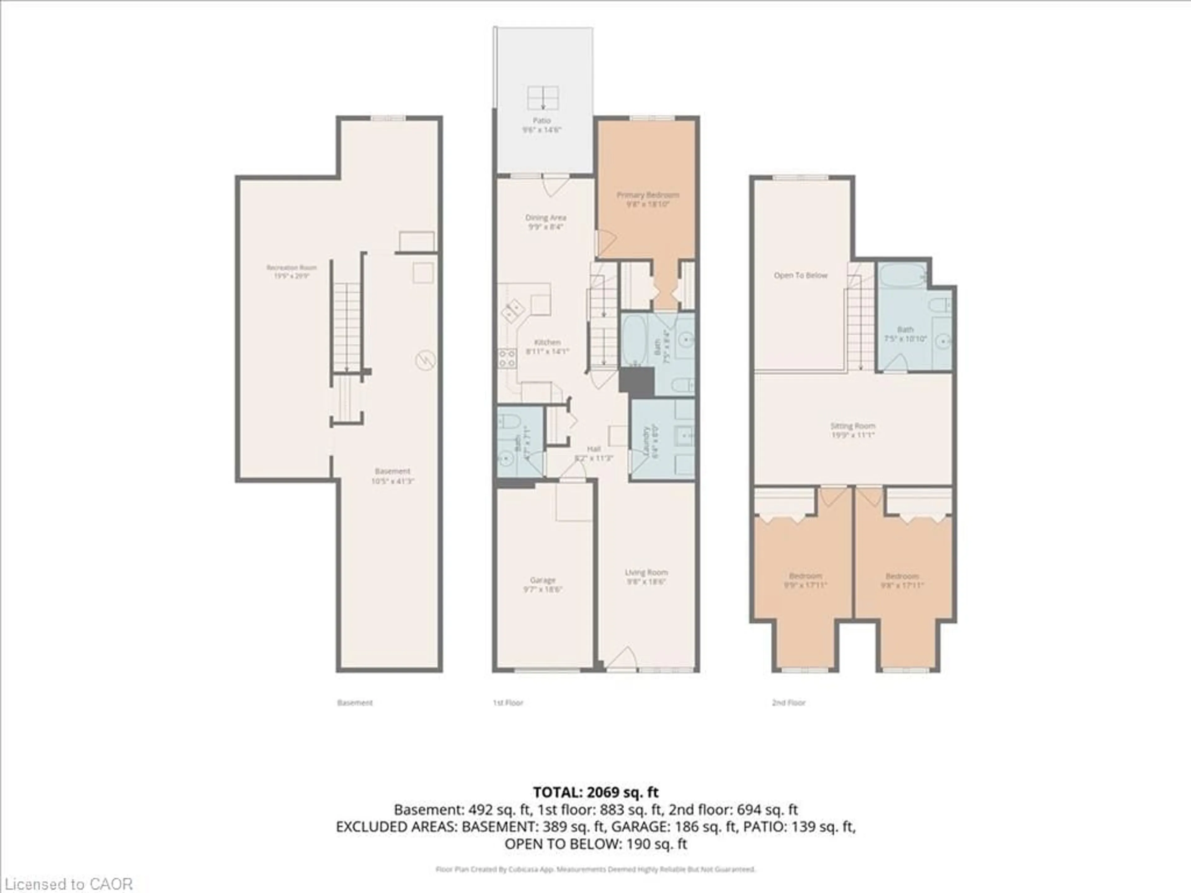 Floor plan for 20 Millcroft Dr, Simcoe Ontario N3Y 5M9