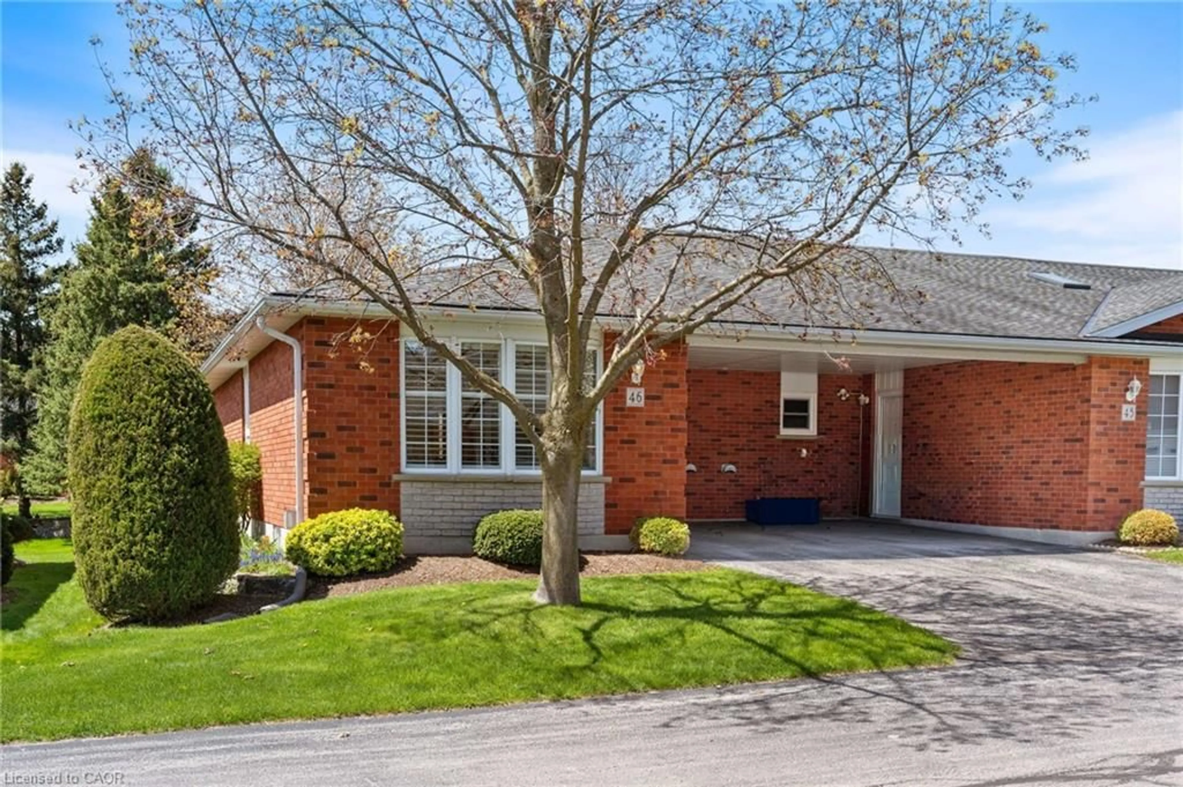 Home with brick exterior material, street for 175 Victoria St #46, Simcoe Ontario N3Y 5L8