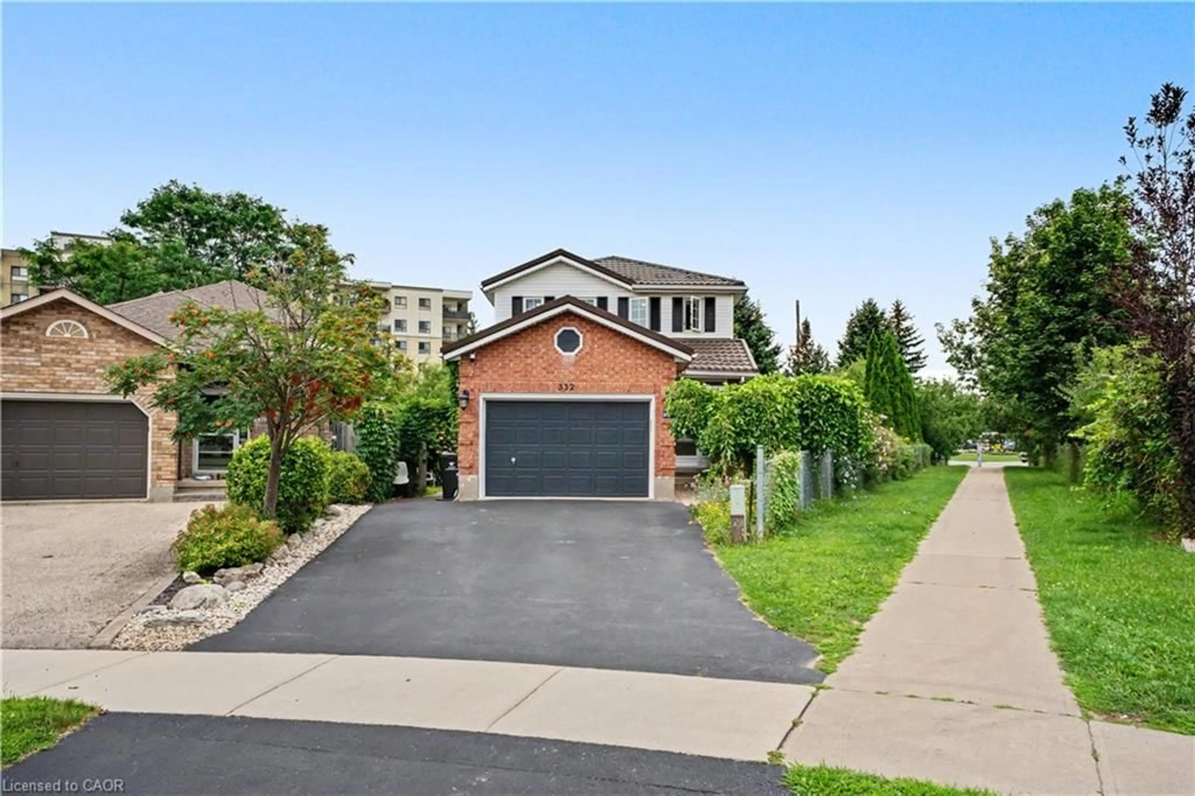Home with brick exterior material, street for 332 Brembel Cres, Kitchener Ontario N2B 3W9
